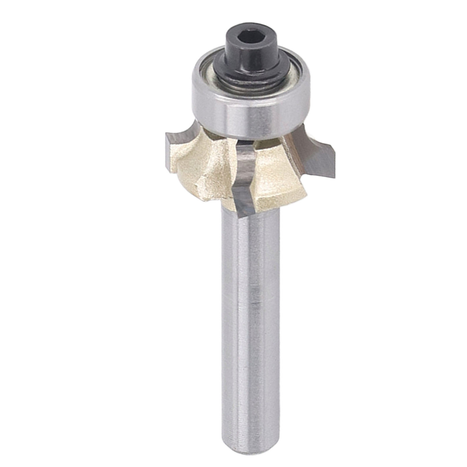 4-schneidiger Abrundfräser, 6,35 Mm (1/4") Schaft, R3 Profil, Für Die Holzbearbeitung.