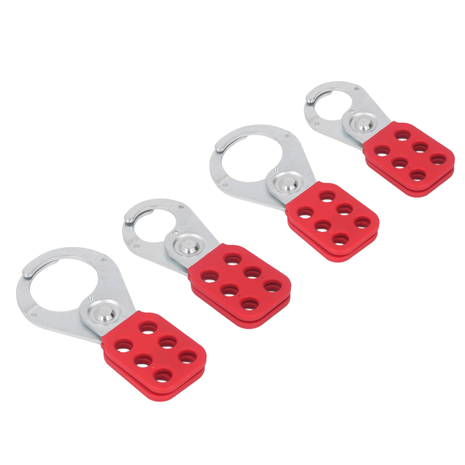 Set Aus 2 Abschließbaren 6-loch-ösen, Nylongriff, Stahl, Für Industrielle Sicherheit (1 Zoll X 1,5 Zoll).