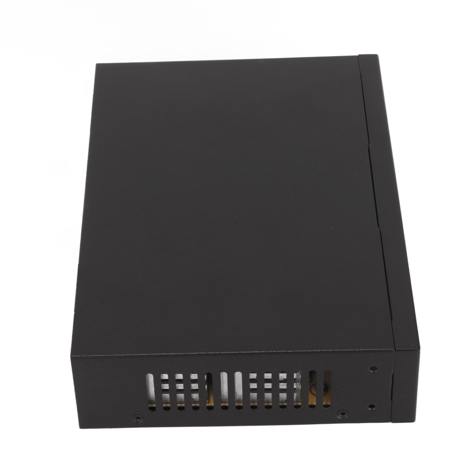 Kompakter 6-port-poe-switch Aus Aluminiumlegierung, 100 Mbit/s, Ethernet-netzwerk, Eu-stecker, 100–240 V