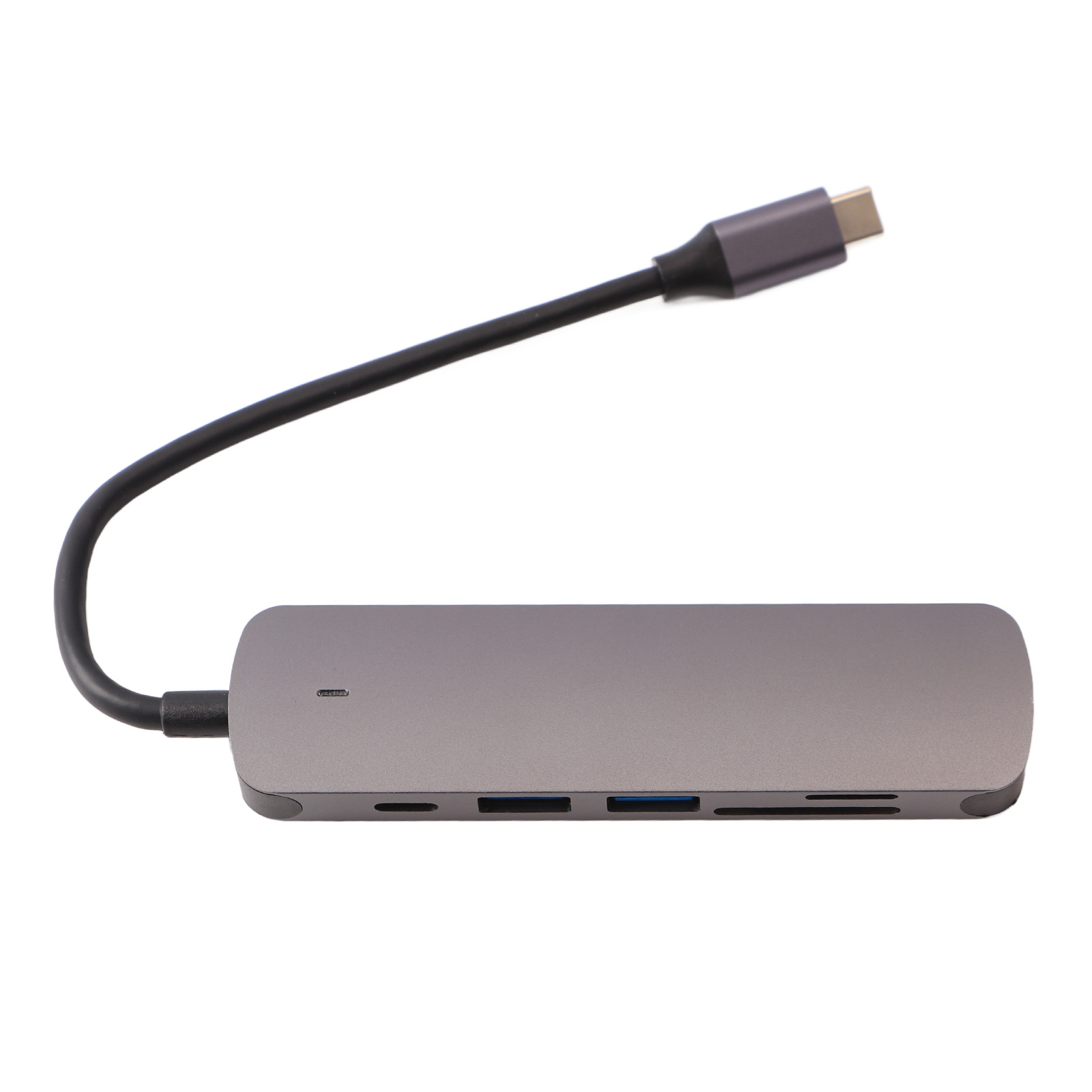 6-in-1 Usb-c-hub Mit Pd-schnellladefunktion, Usb 2.0- Und Usb 3.0-anschlüssen, Speicherkartenleser, Hd-multimedia-schnittstelle Und 4k-typ-c-dockingstation