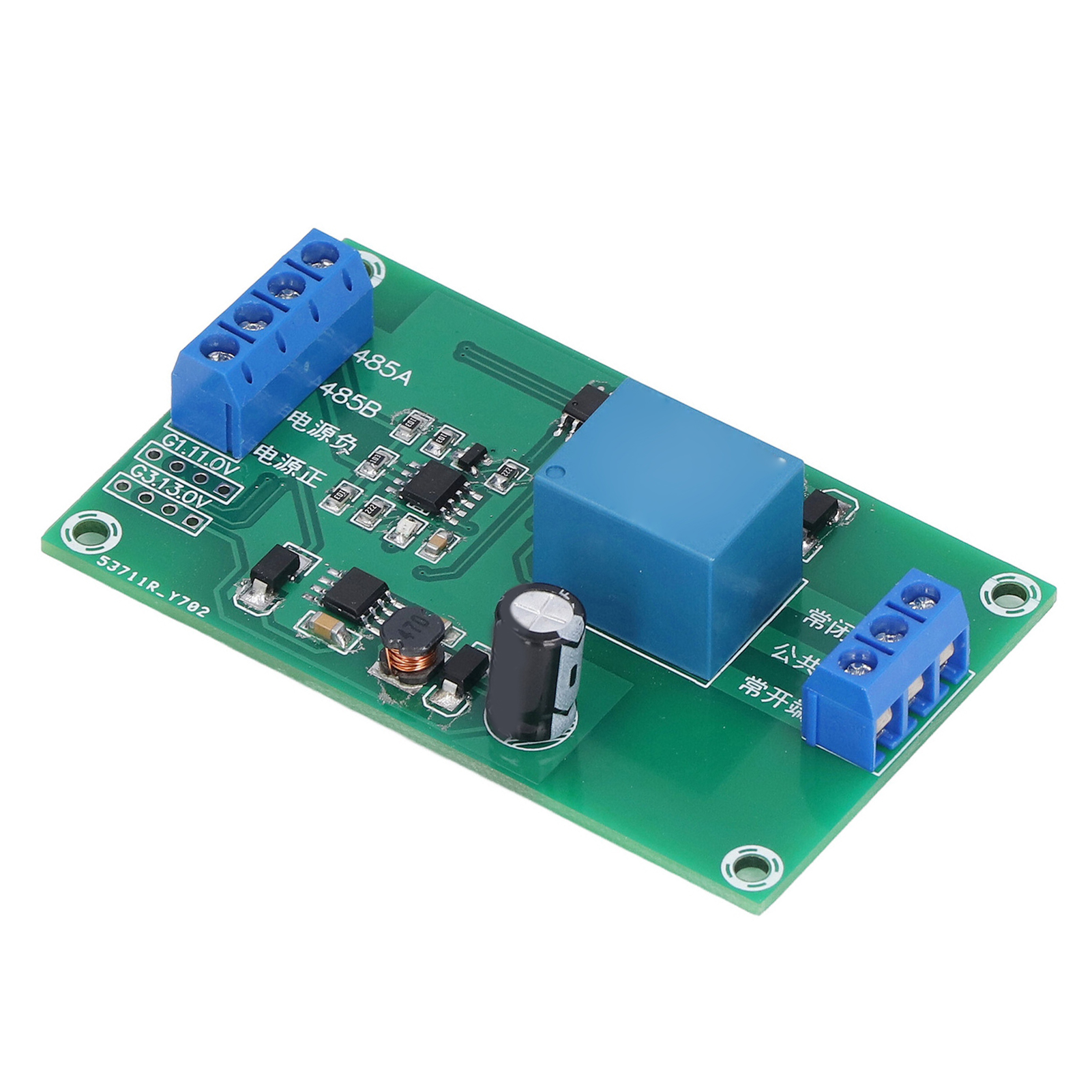 Rs485-computersteuerungs-relaismodul, Max485-chip, Hexadezimalkodierung, Kompakte Und Benutzerfreundliche Steuerplatine, 7–30 V Dc