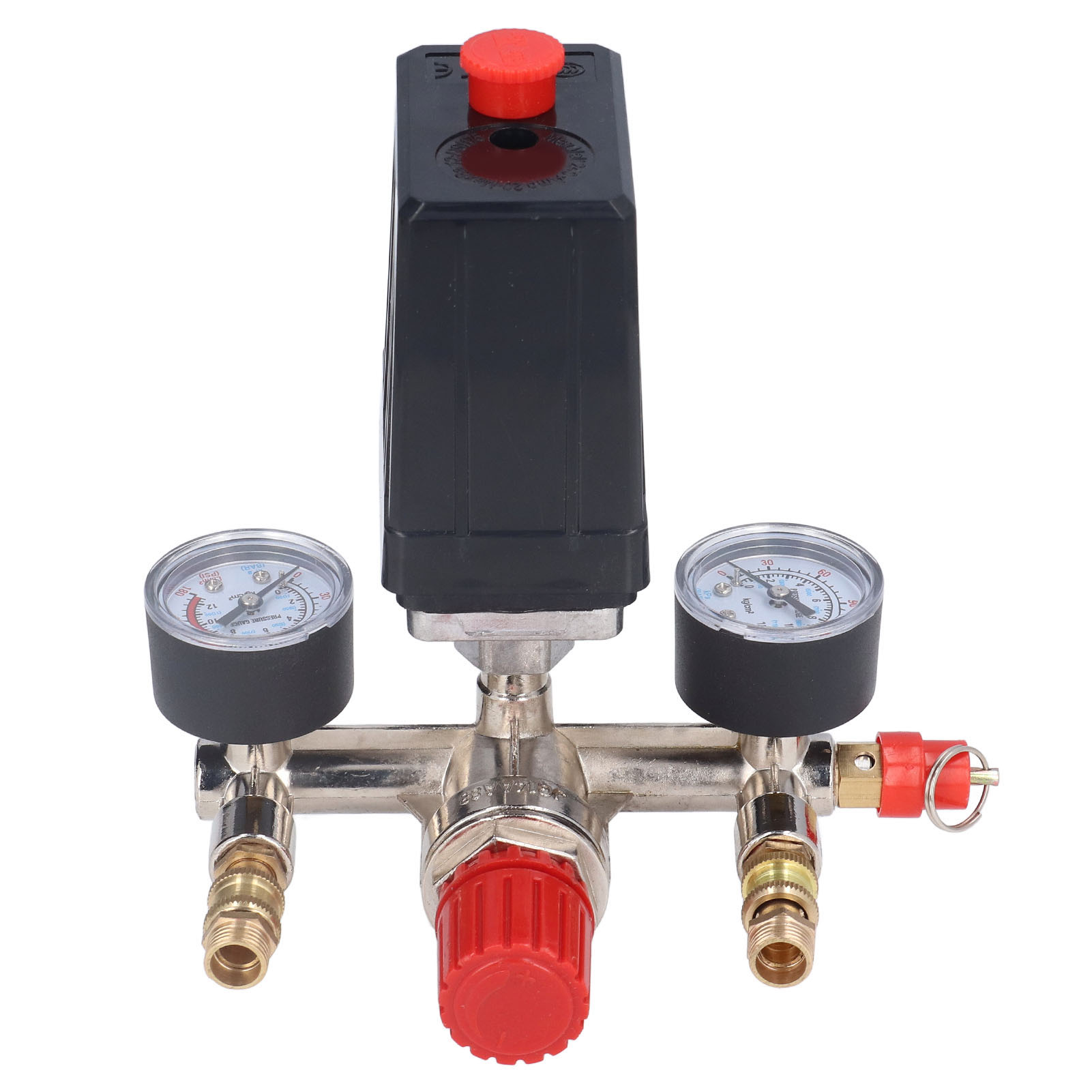 Druckventil-set Für Luftkompressoren, Vertikaler Schalterregler, Verteiler, 90–120 Psi Ac 240 V/380 V