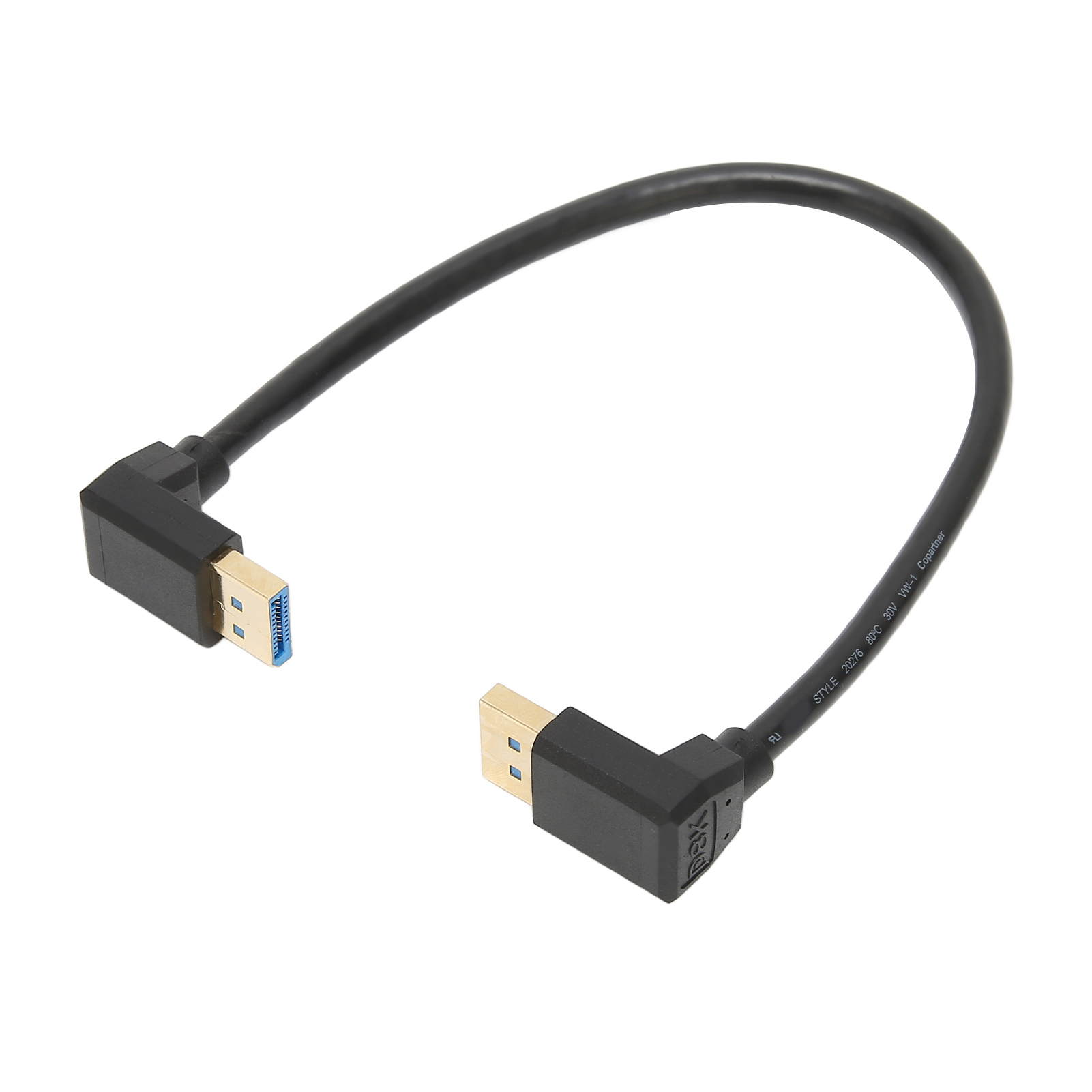 Displayport 1.4 8k/60hz 90°-winkelkabel (stecker-stecker), 32,4 Gbit/s, Hohe Geschwindigkeit, Sicher Und Stabil, Rechtwinklig