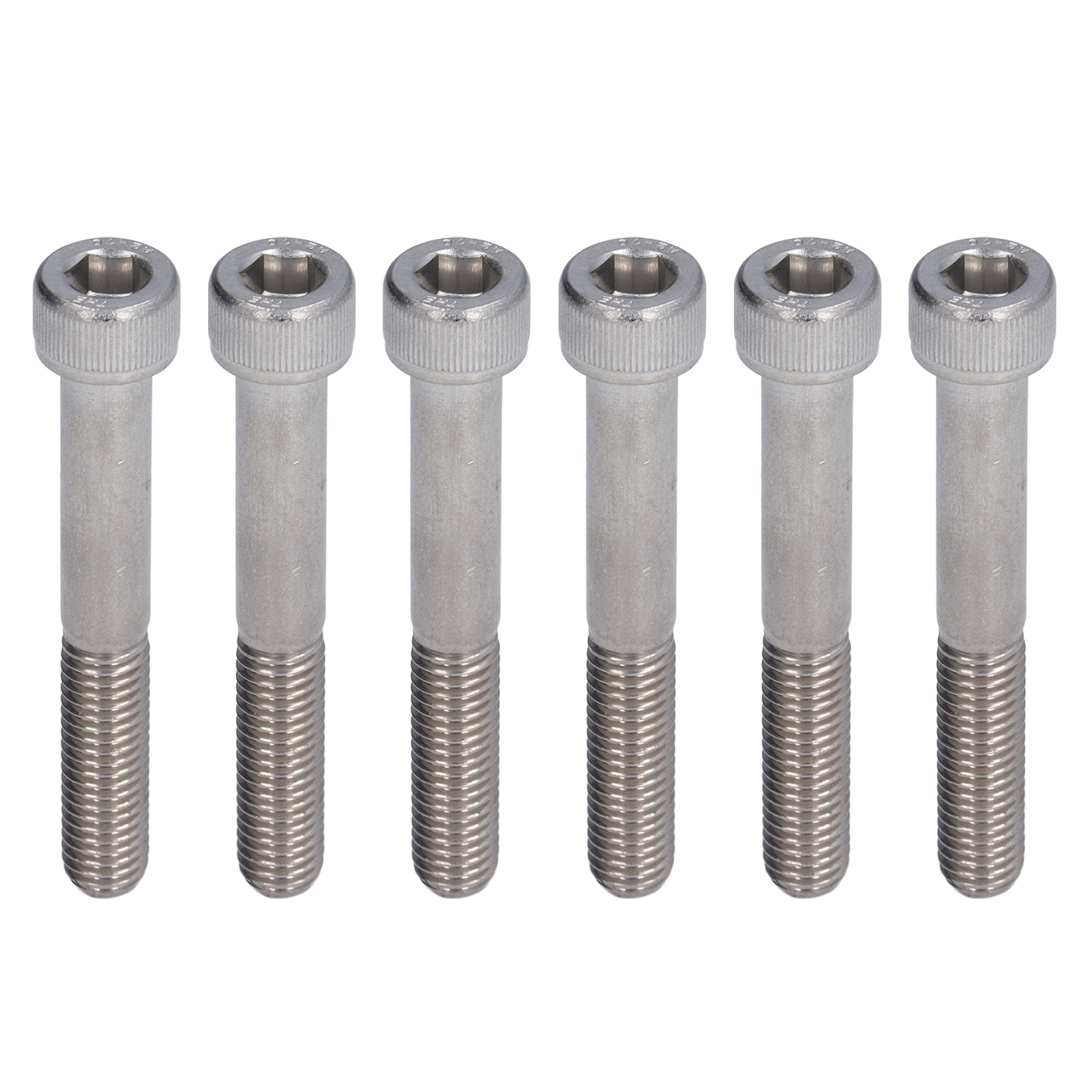 Packung Mit 10 A2-70 Edelstahl-innensechskantschrauben Für Industriemaschinen M10x80