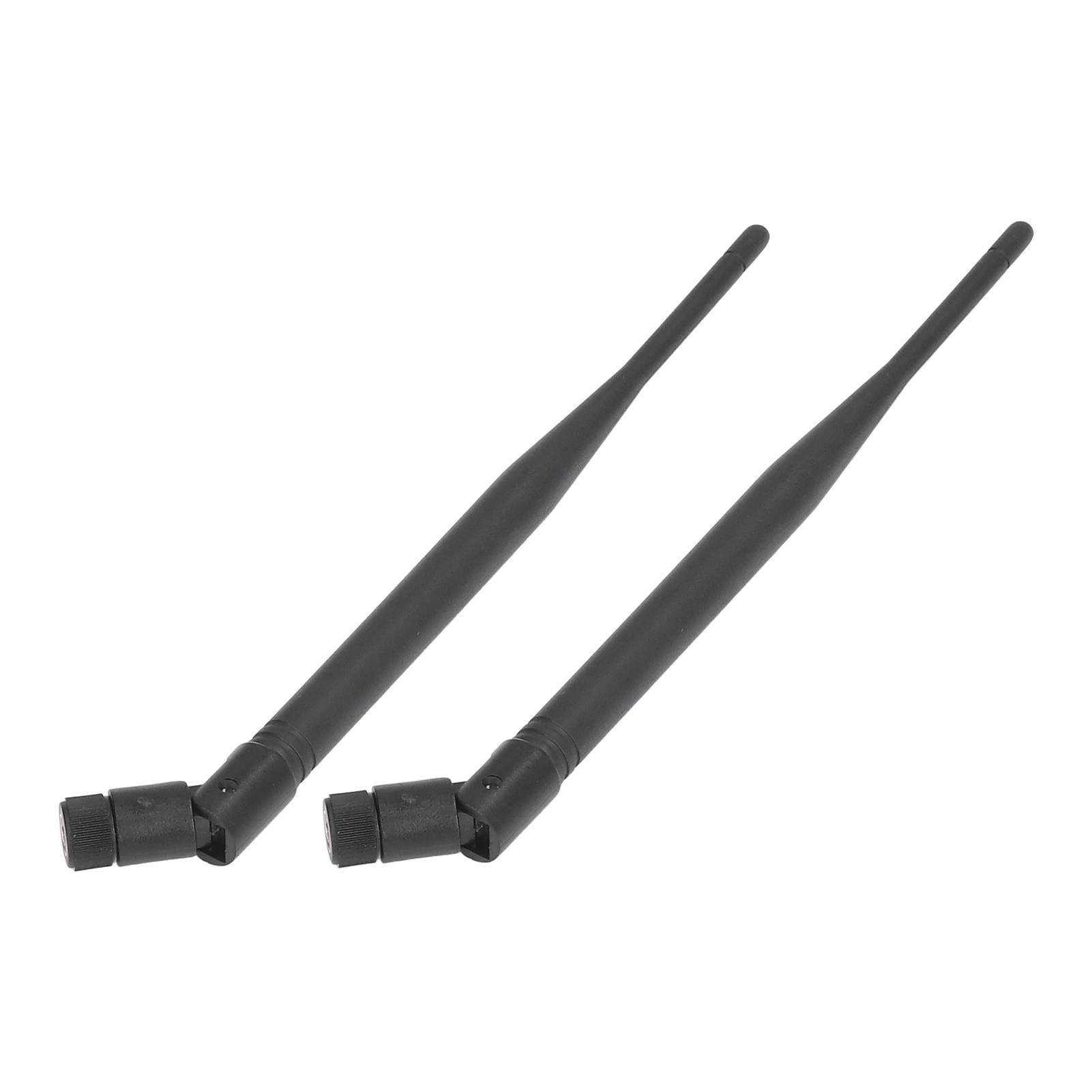 Set Aus 2 Faltbaren Drahtlosen Abs-hochleistungsantennen Mit Weiblichem Sma-anschluss.