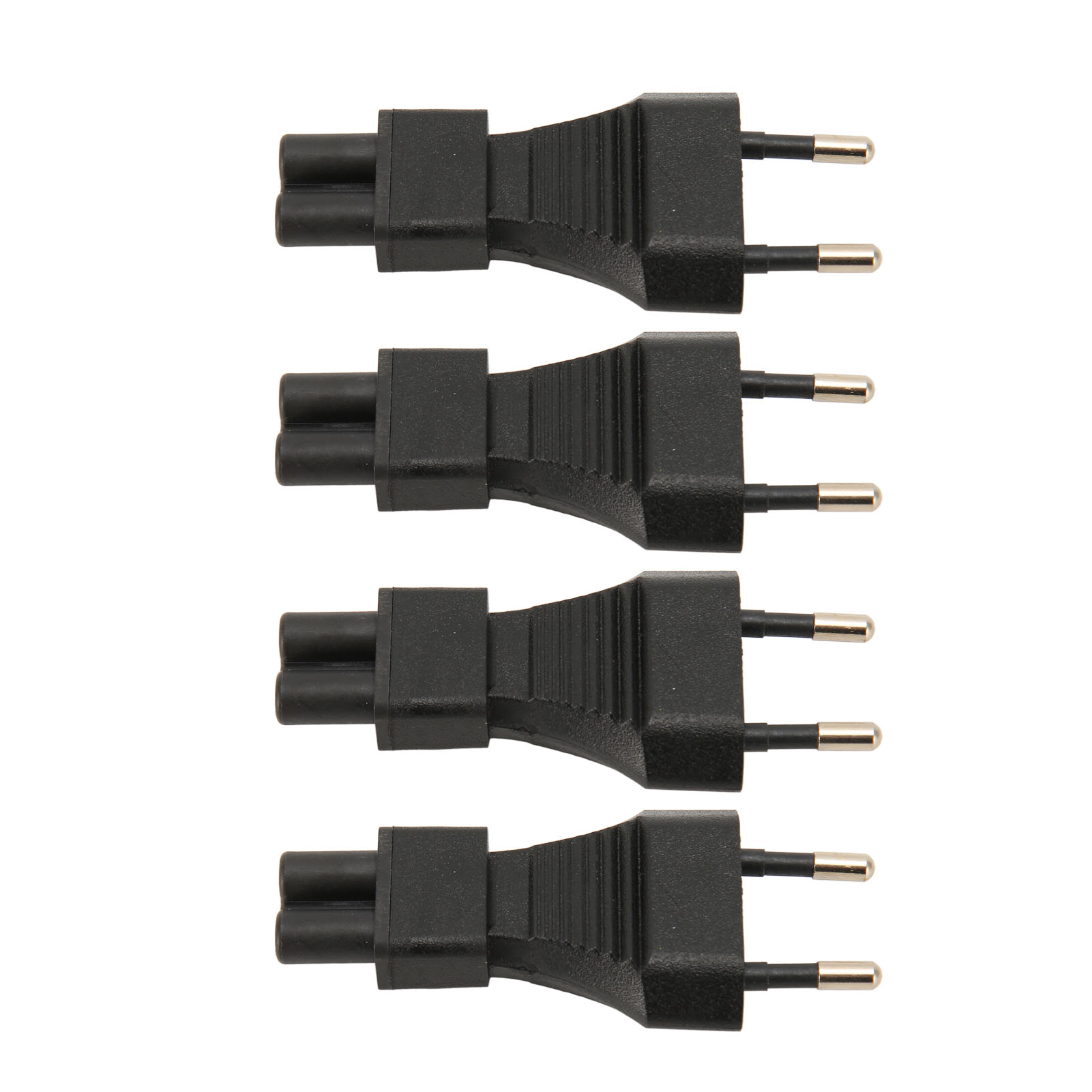 Eu-stecker Auf Iec320 C5 Netzadapter (4 Stück) 2,5 A 250 V, Plug-and-play, Kompatibel Mit 100-250 V Eu-steckdosen