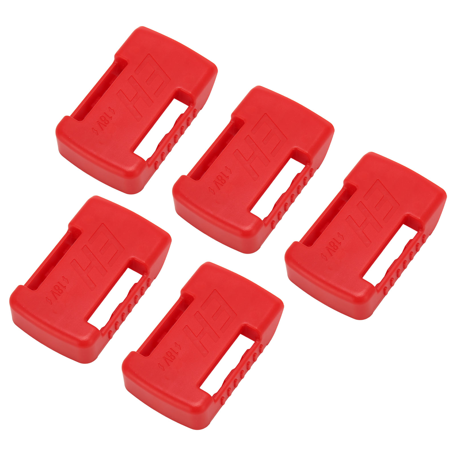 18v-batteriehalter (5 Stück) – Einfache Installation – Tragbar – Langlebig – Sicher – Schnalle Für Kompatible 18v-lithiumbatterien Von Einhell Hansch