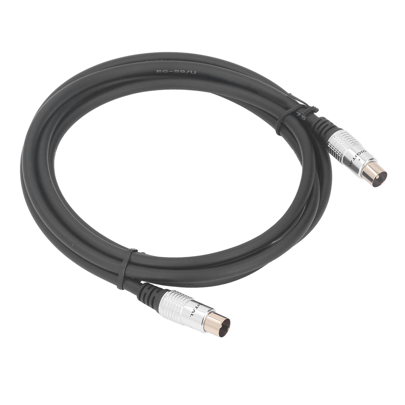 9,5 Mm Koaxial-tv-kabel (stecker-stecker) Für Kabelmodems, Set-top-boxen Und Satellitenantennen, 2 Meter