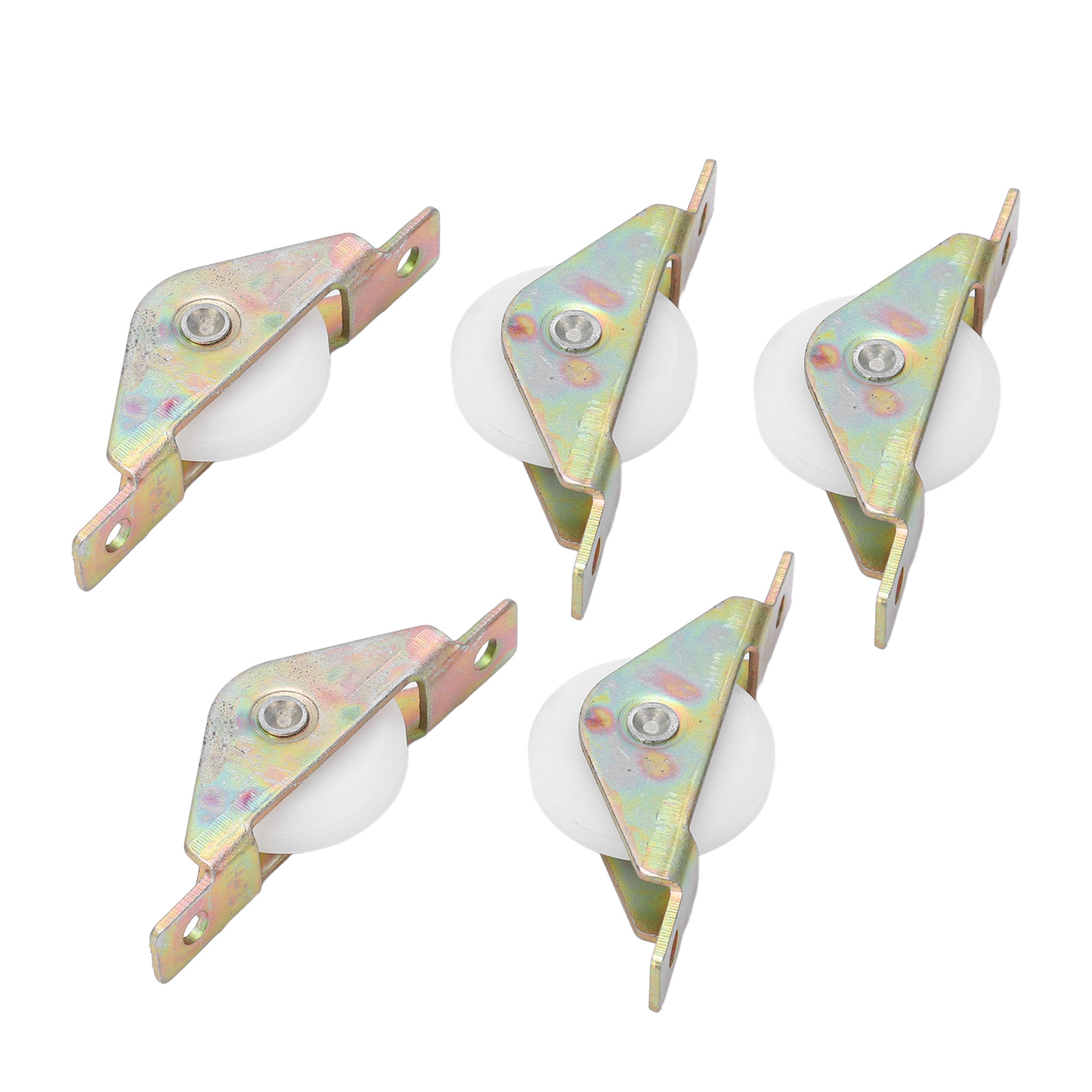 5-teilige Standard-einzelrollen-umlenkrolle, Leichtgängig Und Geräuschlos, Für Schiebetüren Von Kleiderschränken, 30 Mm