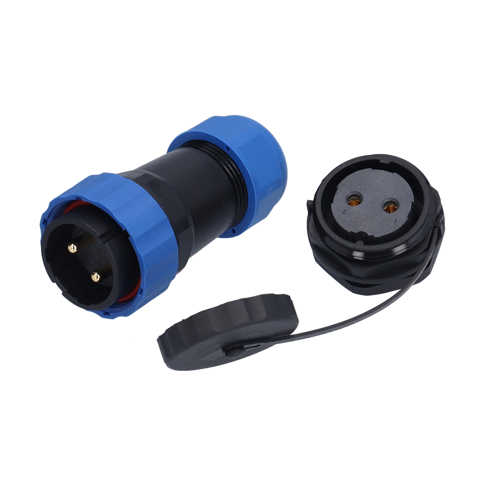 Wasserdichter Ip68-stecker, Rückseitige Mutter, 380-v-45-a-luftfahrtstecker Für Kabel/leitungen, Sp282-stift
