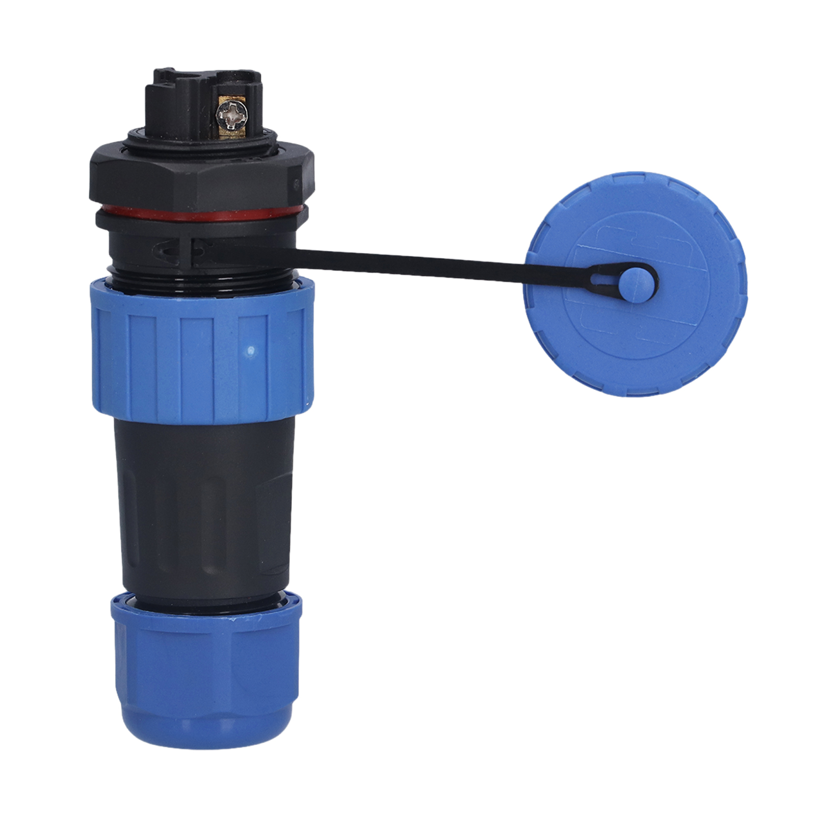 Wasserdichter Ip68-stecker, Rückseitige Mutter, 250-v-flugzeugstromstecker Für Kabel, Lp203-pins