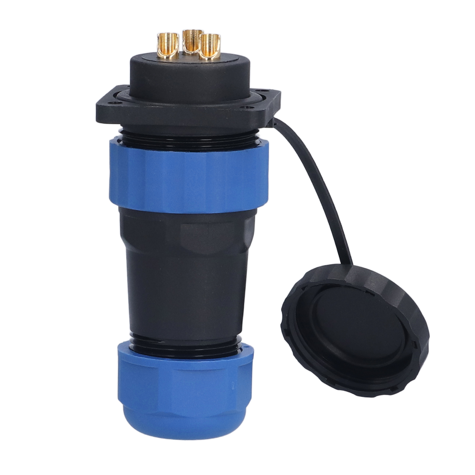 Wasserdichter 4-loch-vierkantstecker (ip68), 380 V, 45 A, Luftfahrt-netzstecker Für Sp283-kabel/leitungen
