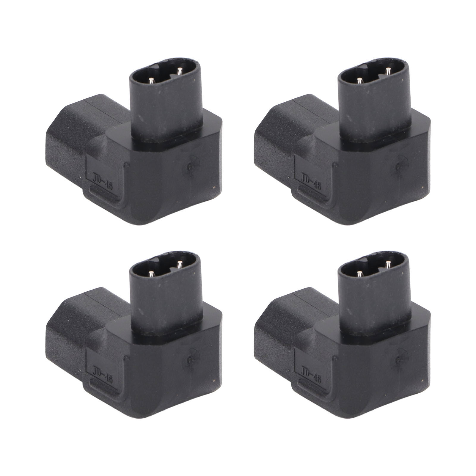Iec320 C8 Auf C13 Netzadapter, 90° Abgewinkelter Stecker (männlich/weiblich), Für Drucker/scanner (4er-packung, 250 V).