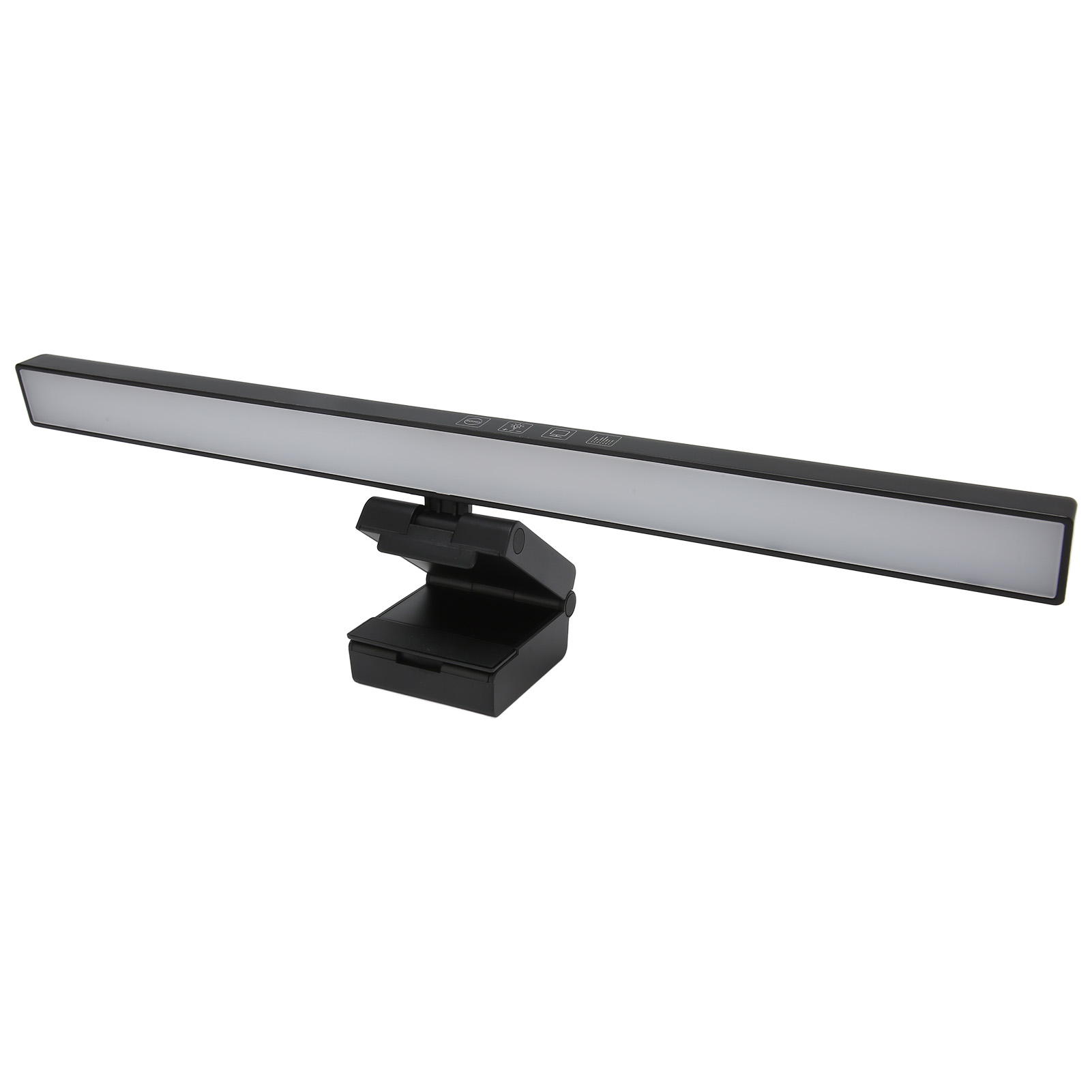 Berührungsempfindliche Led-computerbildschirmlampe Mit Einstellbarer Helligkeit Und Umgebungsfarben, Ideal Für Büro Und Zuhause.