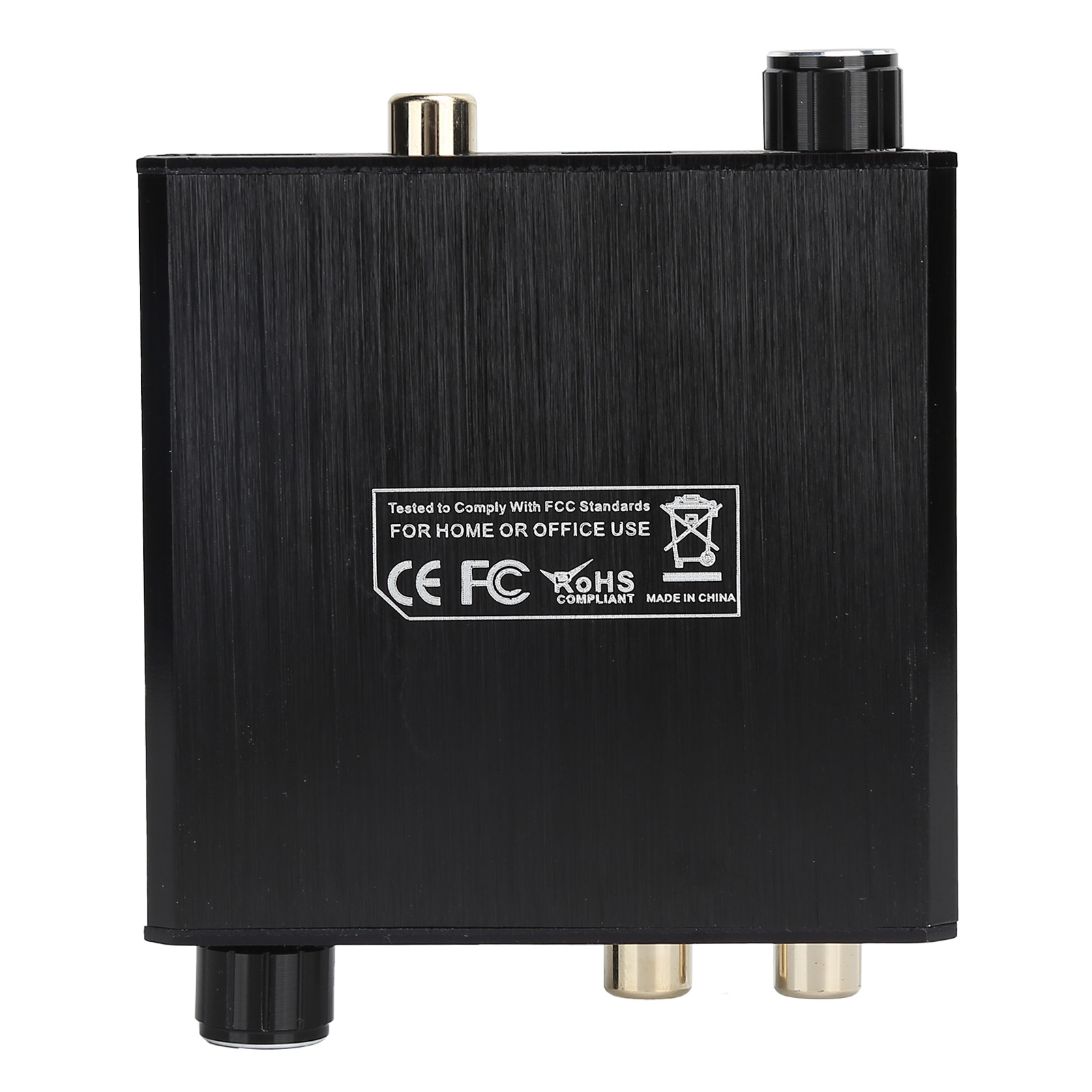 Rca 192 Khz 24-bit Digital-analog-wandler Mit Lautstärke- Und Bassregelung