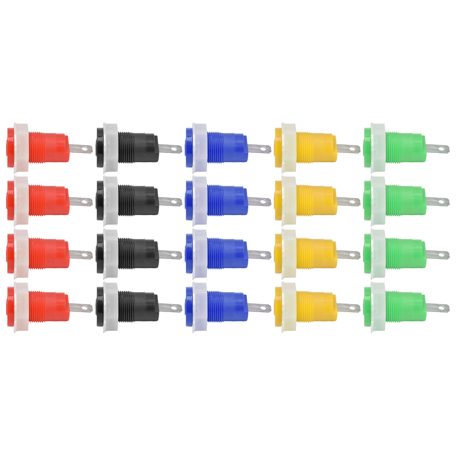 Satz Mit 4 Bananenstecker-anschlussklemmen, Schweißsicher, 4 Mm² Erdungsanschluss, 402 1 Kv 32 A