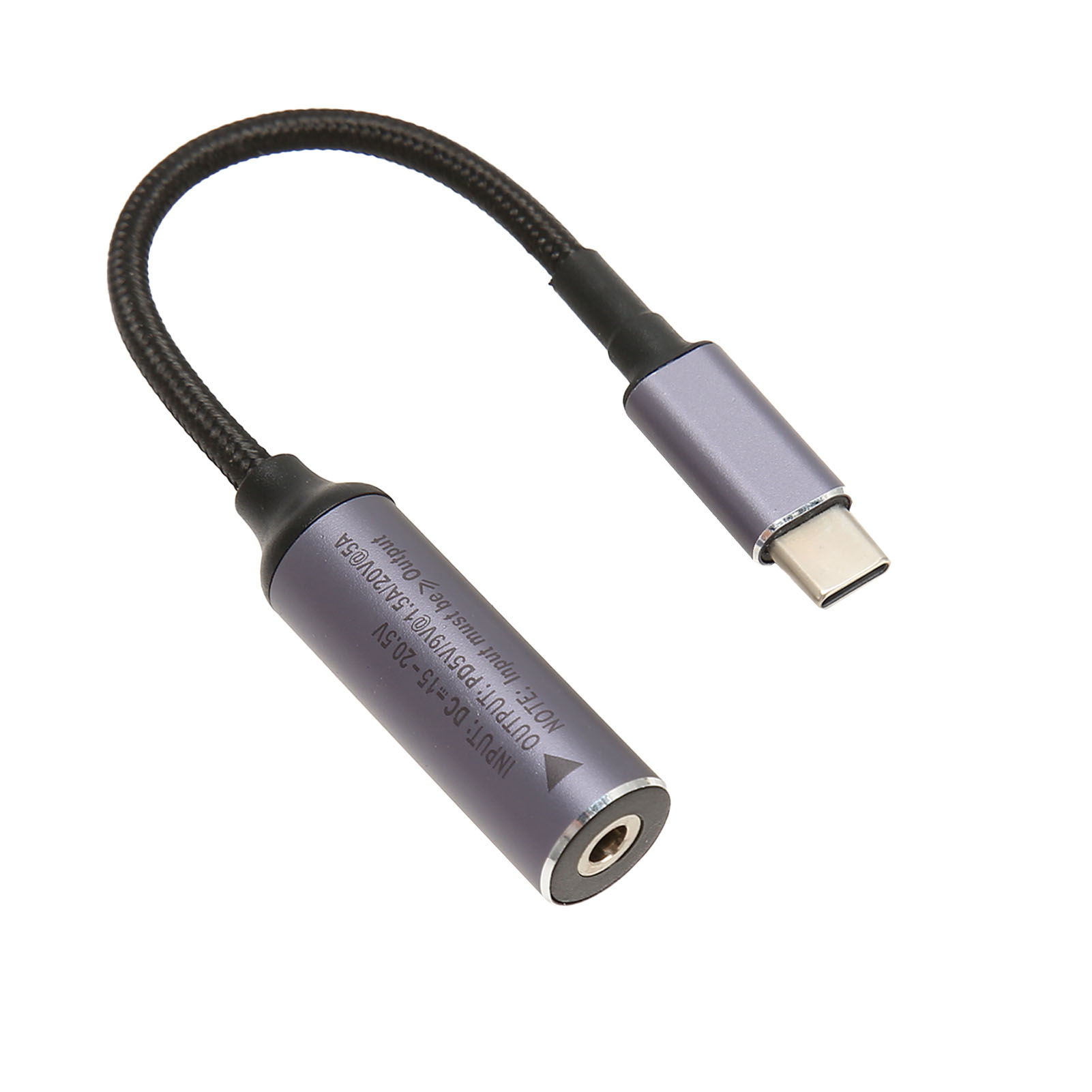 Dc-zu-usb-c-kabel 2,5 X 0,7 Mm, 100 W, Weiblicher Eingang Auf Männlichen Ausgang, Automatische Erkennung, Usb-c-zu-cc2507-kabel Für Pc Und Telefon.