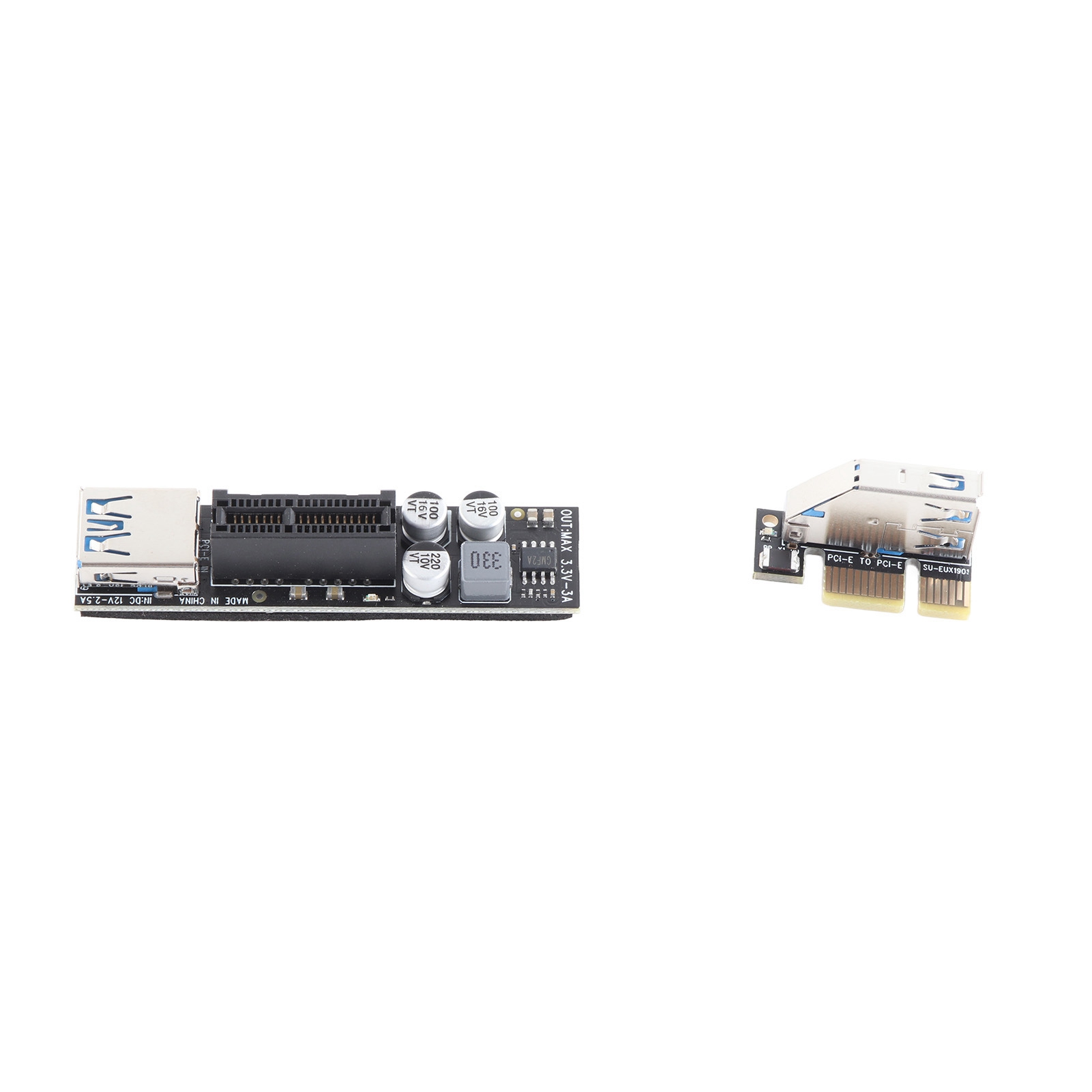 Abs Pci-e X1 Auf X1 Usb 3.0 Verlängerungskabel Mit Sata-stromversorgung Für Mainboard