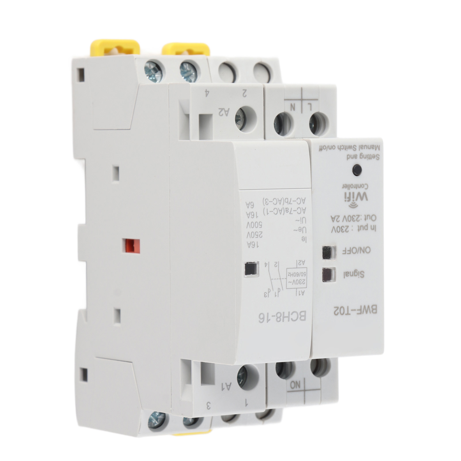 Wifi-2no-steuerschütz, Ferngesteuerter Niederspannungs-haushaltsschütz Für Smart Home Ac230v16a