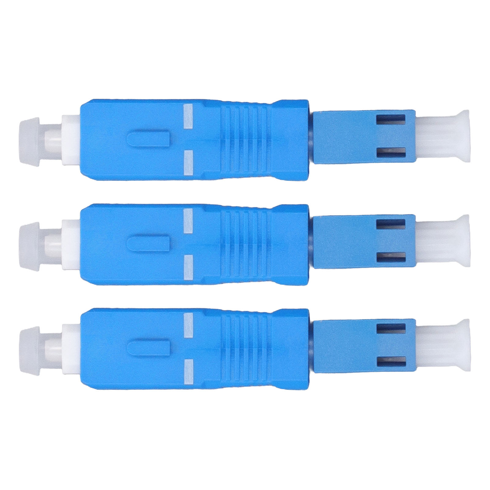 Set Mit 3 Sc-stecker Auf Lc-buchse Glasfaseradapter, Konverter Für Rotlichtstift Und Wattmeter