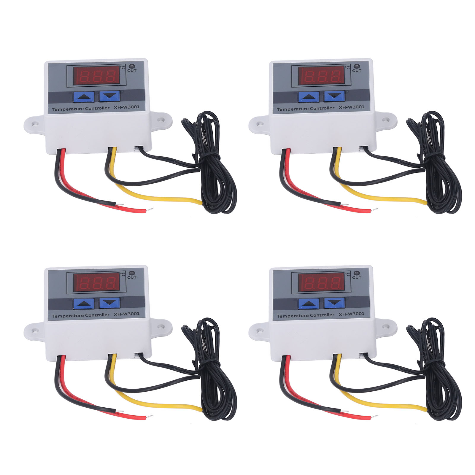 Digitaler Temperaturregler (4er-pack) -50 °c Bis 110 °c - 110–220 V - 1500 W