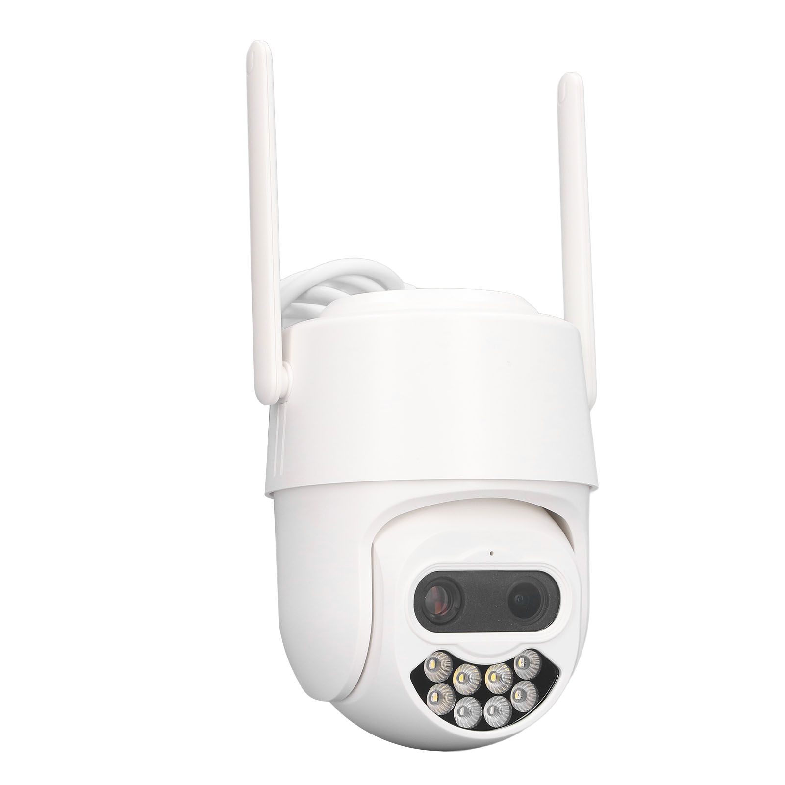 Außenkamera Zur Überwachung, 110–240 V, 1080p Hd, Kabellos, Wlan, Dome-kamera Mit Zoomobjektiv, Europäischer Stecker