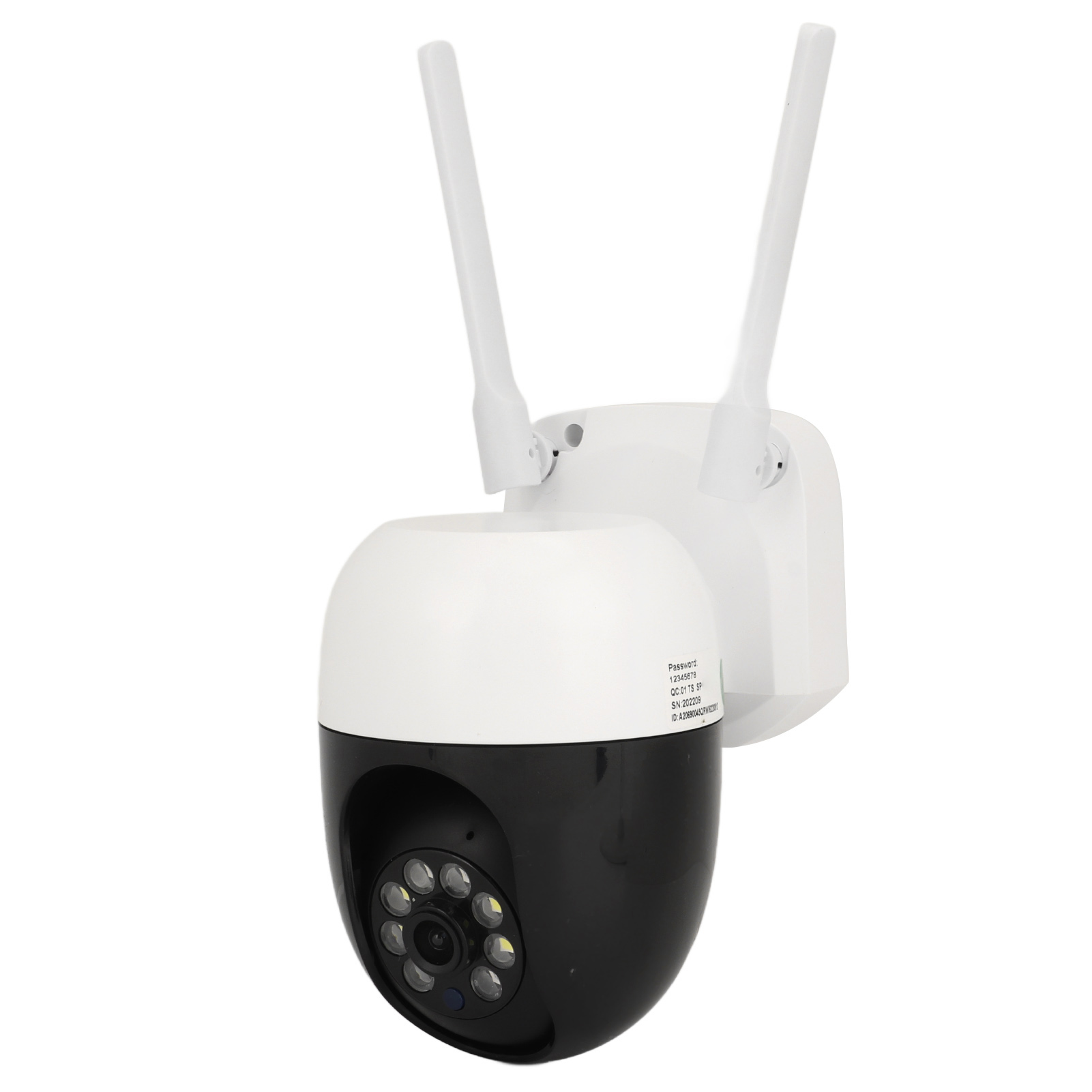 Drahtlose 1080p-kamera Mit Bewegungsmelder, Nachtsicht, Zwei-wege-audio Und Wlan Für Die Heimüberwachung (eu-stecker 100-240 V).