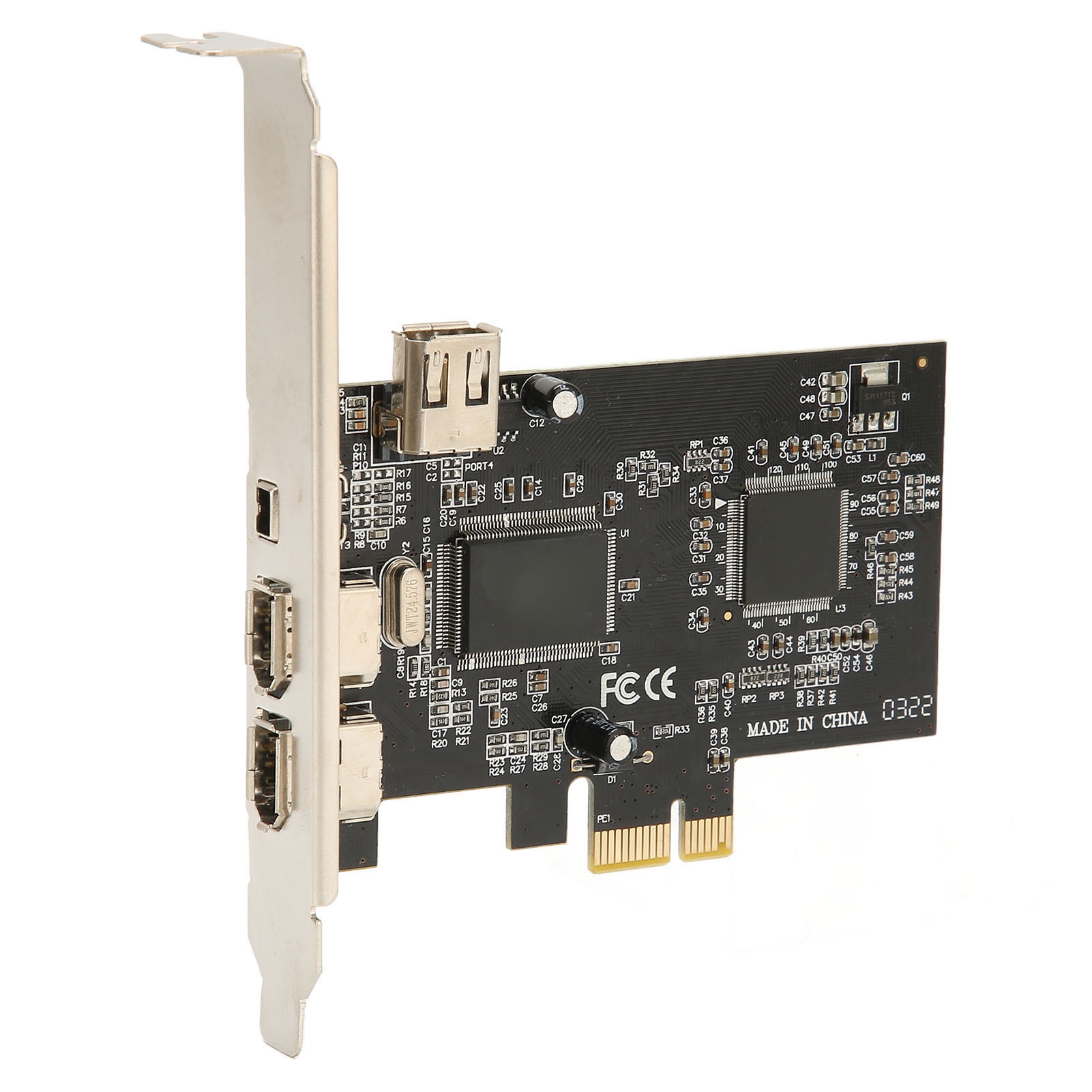 Pcie X1 Auf Ieee 1394a Erweiterungskarte, 3 Externe Ieee 1394a Anschlüsse, Vollduplex, Firewire Für Dv-camcorder
