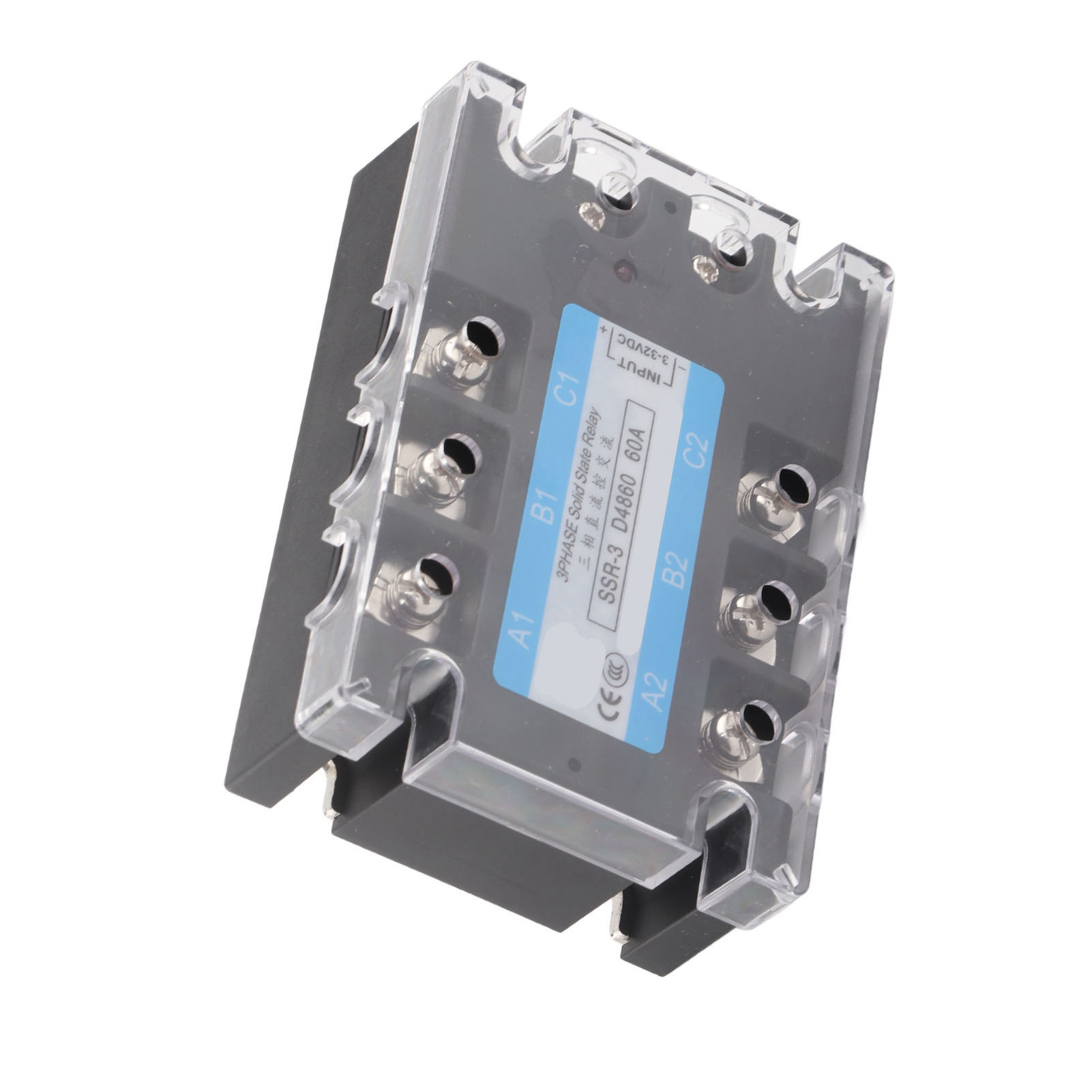 Dreiphasen-halbleiterrelais Ssr-3 D4860 60 A Dc-ac 480 V - Verteilersteuerungsgerät