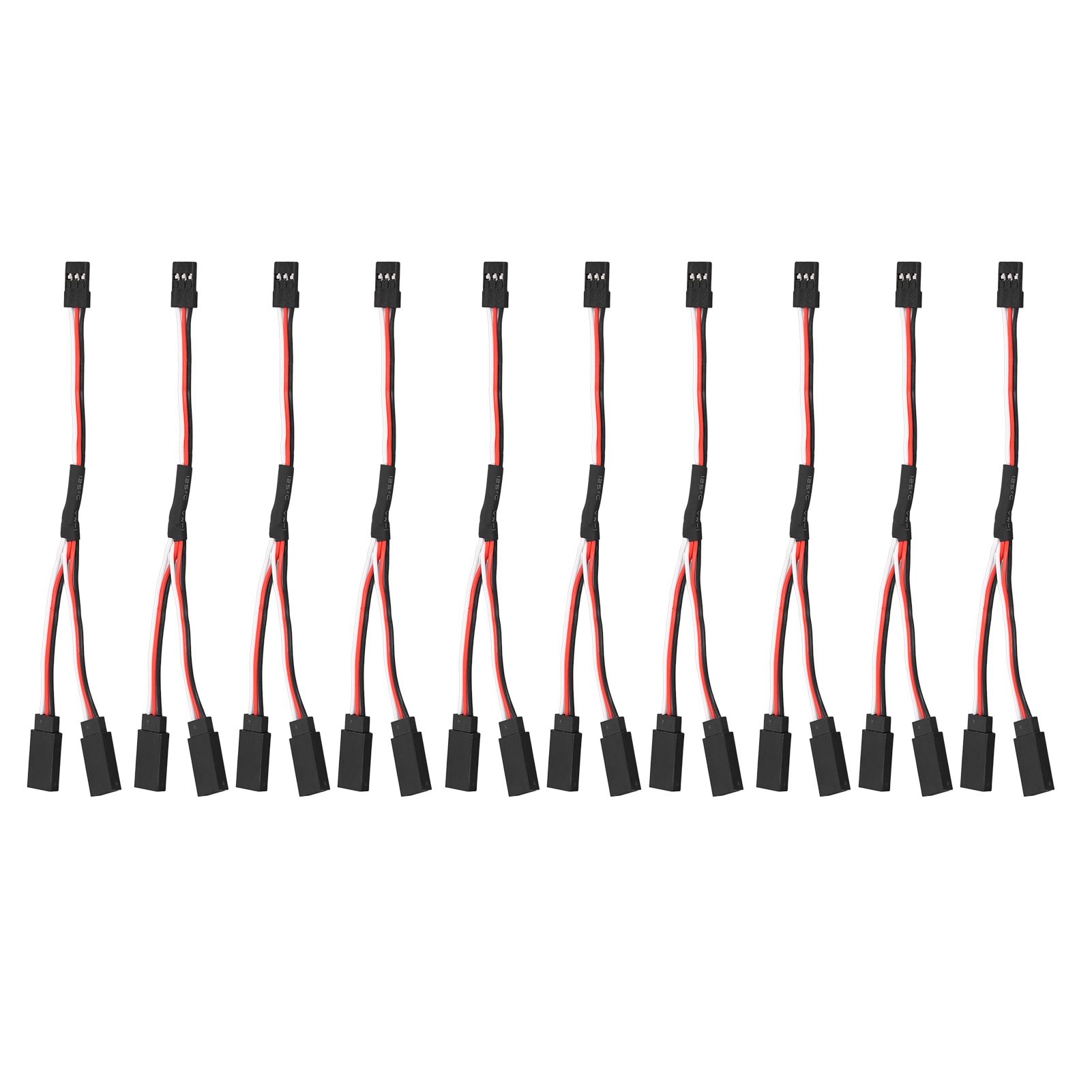 10-teiliges Servo-verlängerungskabel, 3-poliger Stecker/buchse, Y-fernbedienung, 150 Mm (5,91 Zoll)