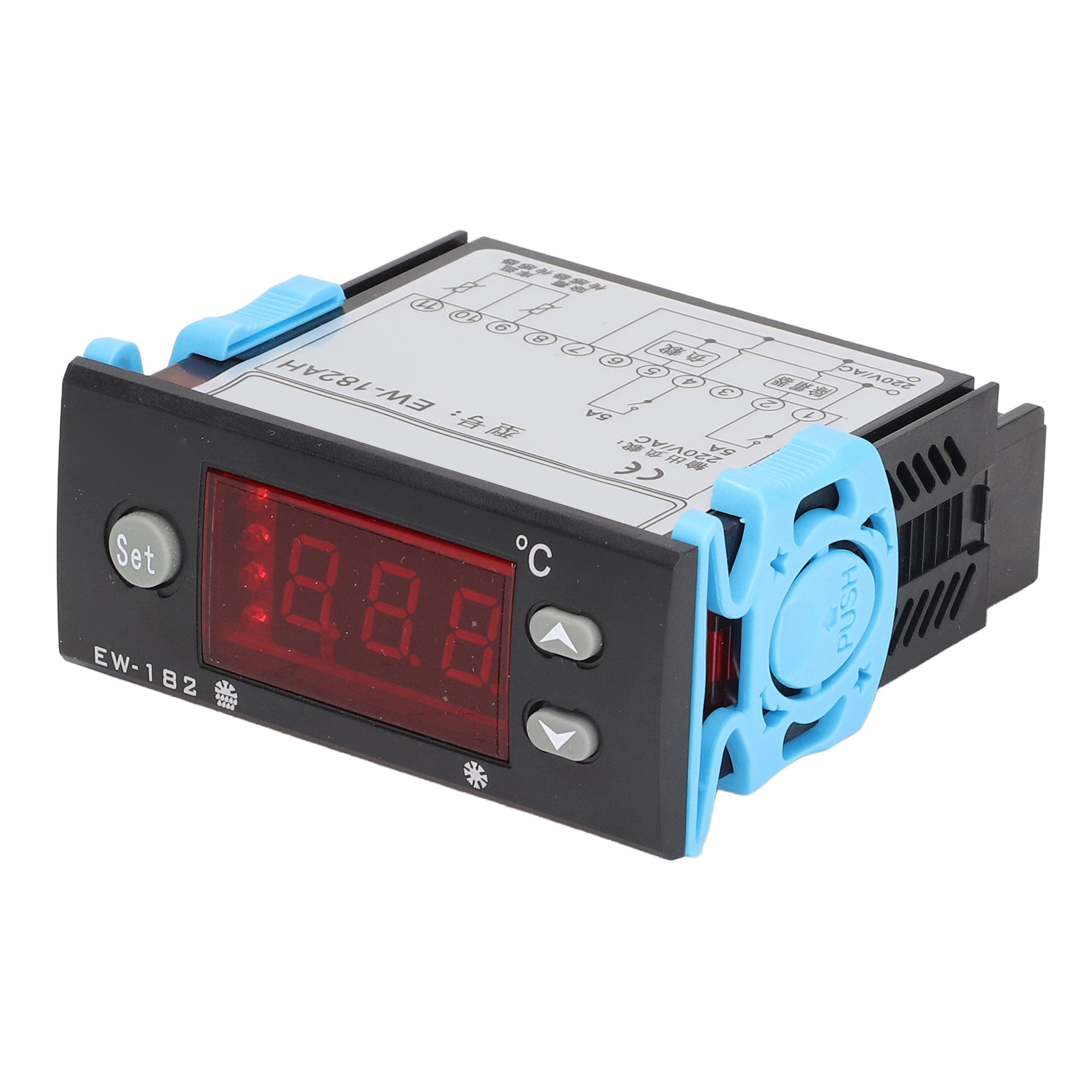 Digitales Thermostat Mit Zweileitungs-temperatursensor Und Abtaufunktion Für Kühlsysteme, 220 V Wechselstrom