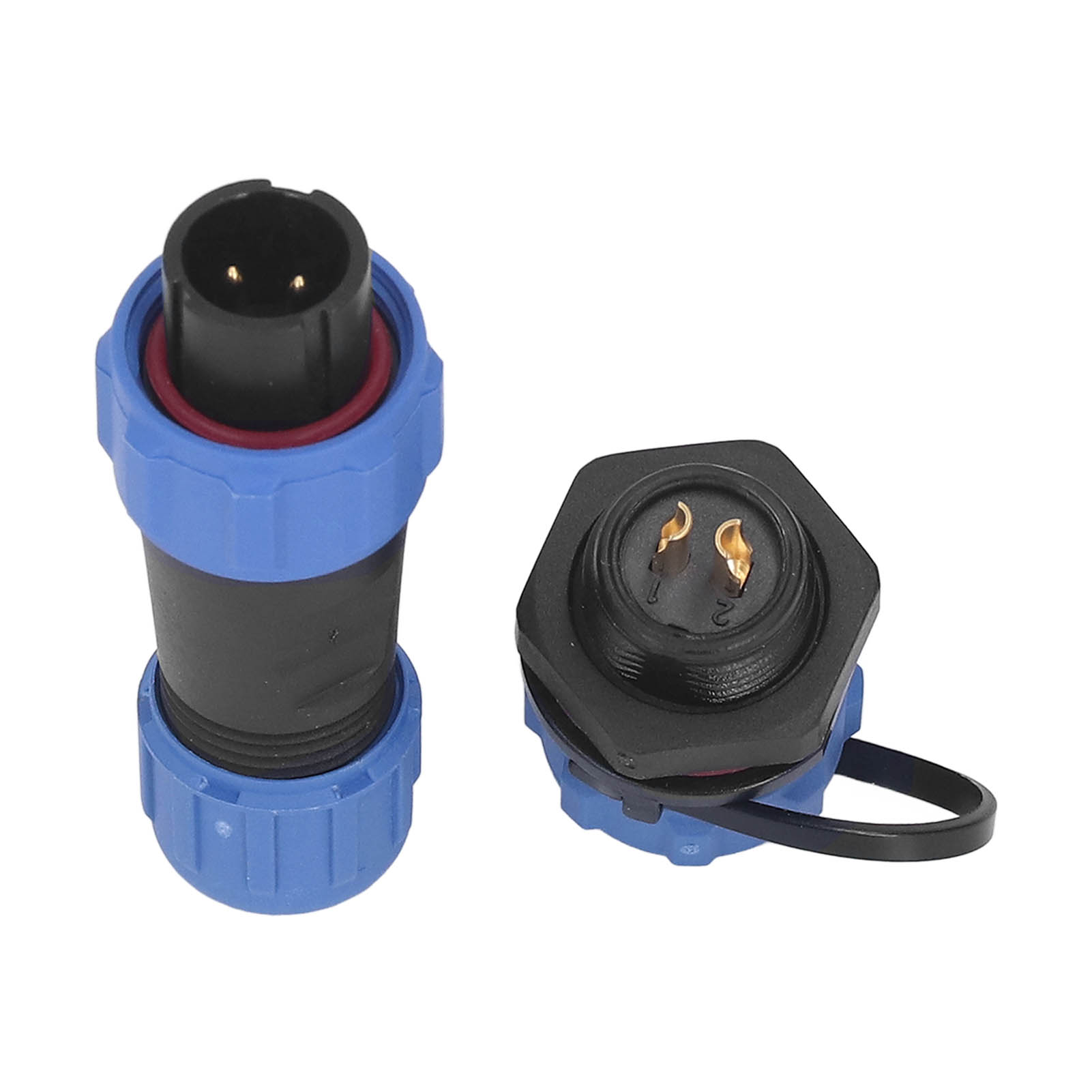 Sp13 2-poliger Luftfahrtstecker, Ip68 Wasserdicht, Für Elektrische Kabel.