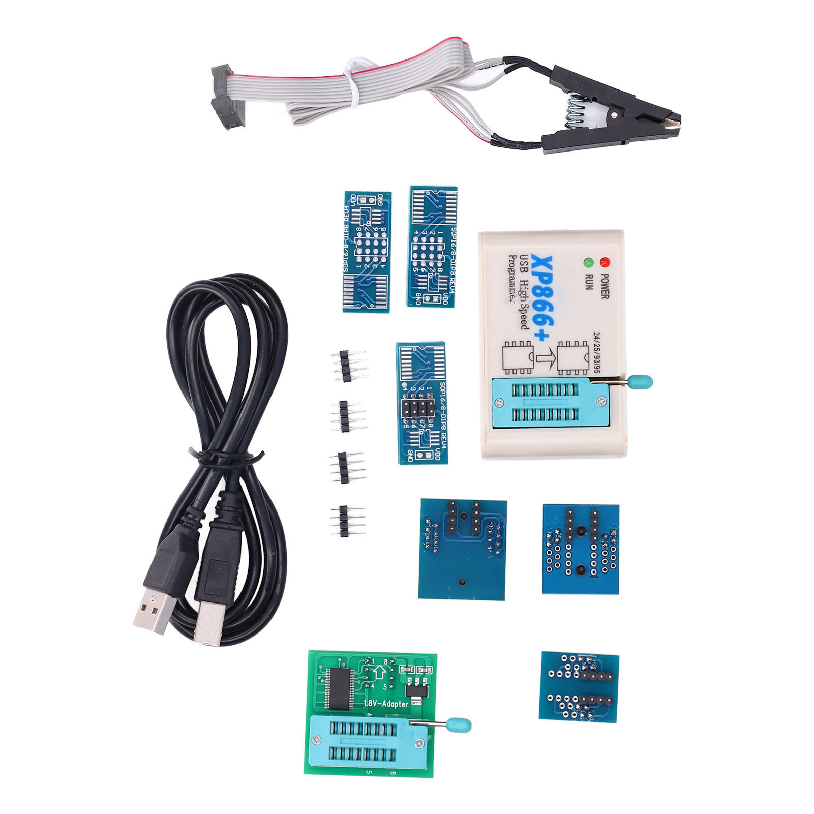 Xp866 Usb-programmierkit Für Hochgeschwindigkeits-spi-flash-eeprom-speicher Mit 24, 25 Und 93 Mhz.