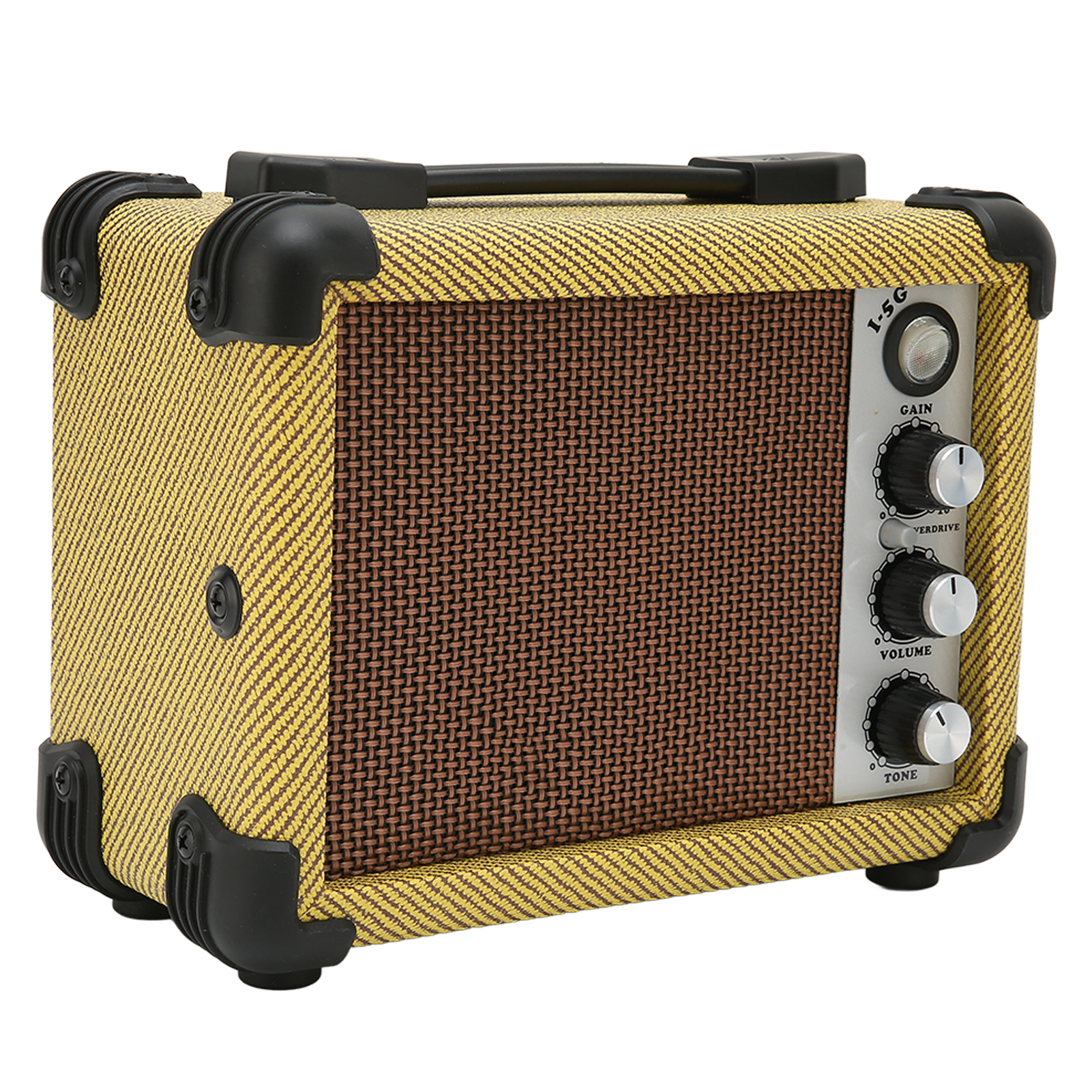 Mini-5w-tragbarer E-gitarrenverstärker Mit Verzerrungs- Und Clean-kanälen