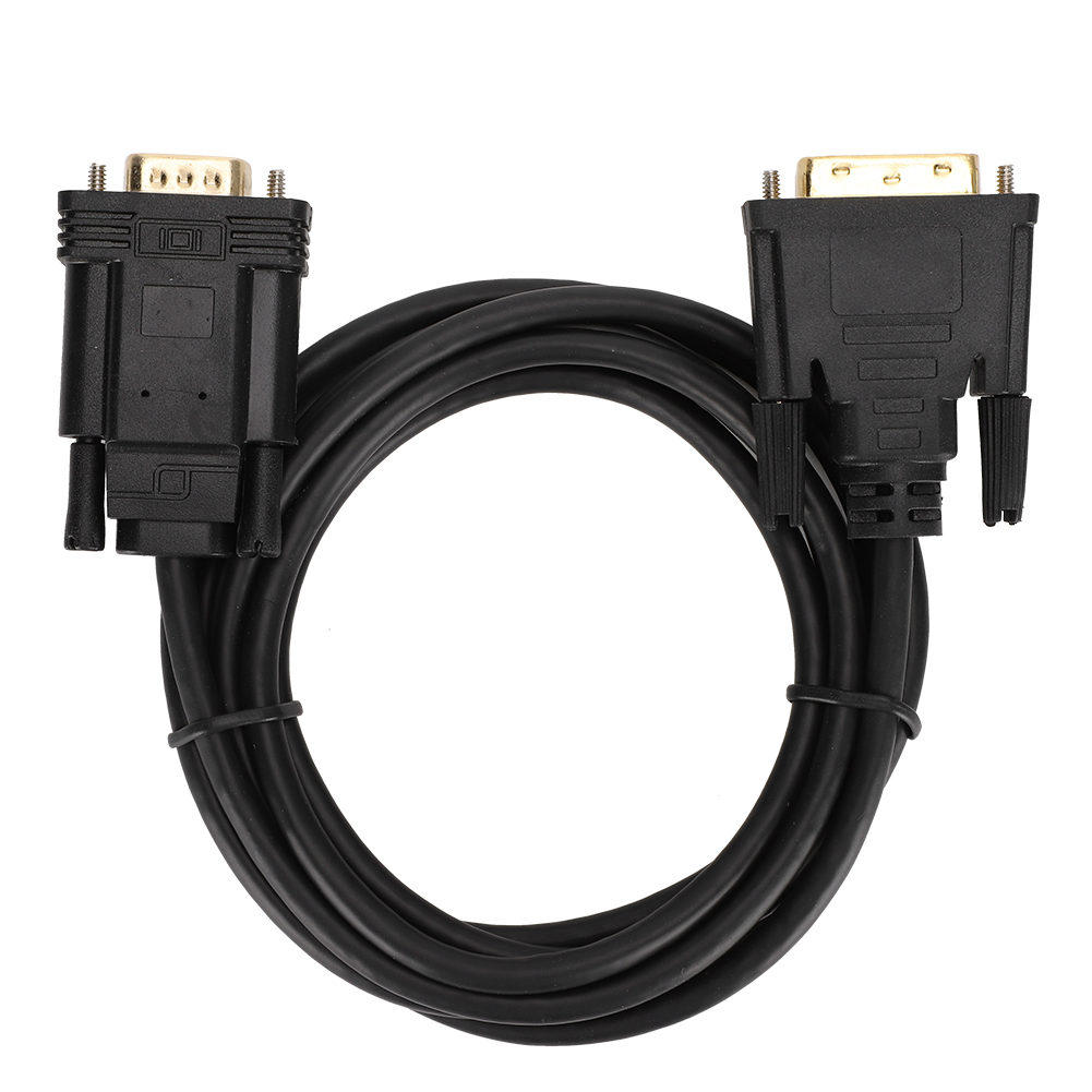 Hd-videokabel Für Computer, Dvi-auf-vga-stecker-adapter, 1080p, 2 Meter, Windows 95-kompatibel