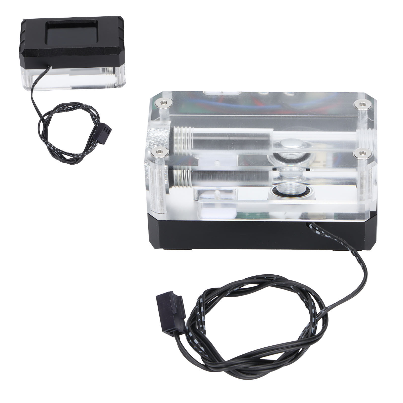 Wasserthermometer Mit Cpu-temperaturanzeige Und Digitaler Led-anzeige Zur Überwachung Der Computertemperatur