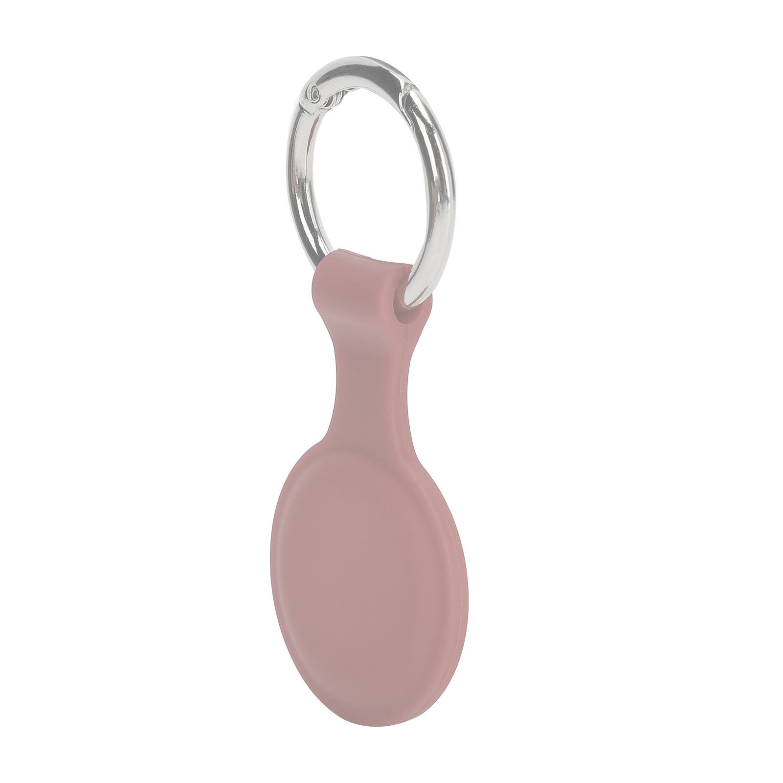 Silikon-schutzhülle Mit Schlüsselanhänger Und Verlustsicherung Für Ios (pink)