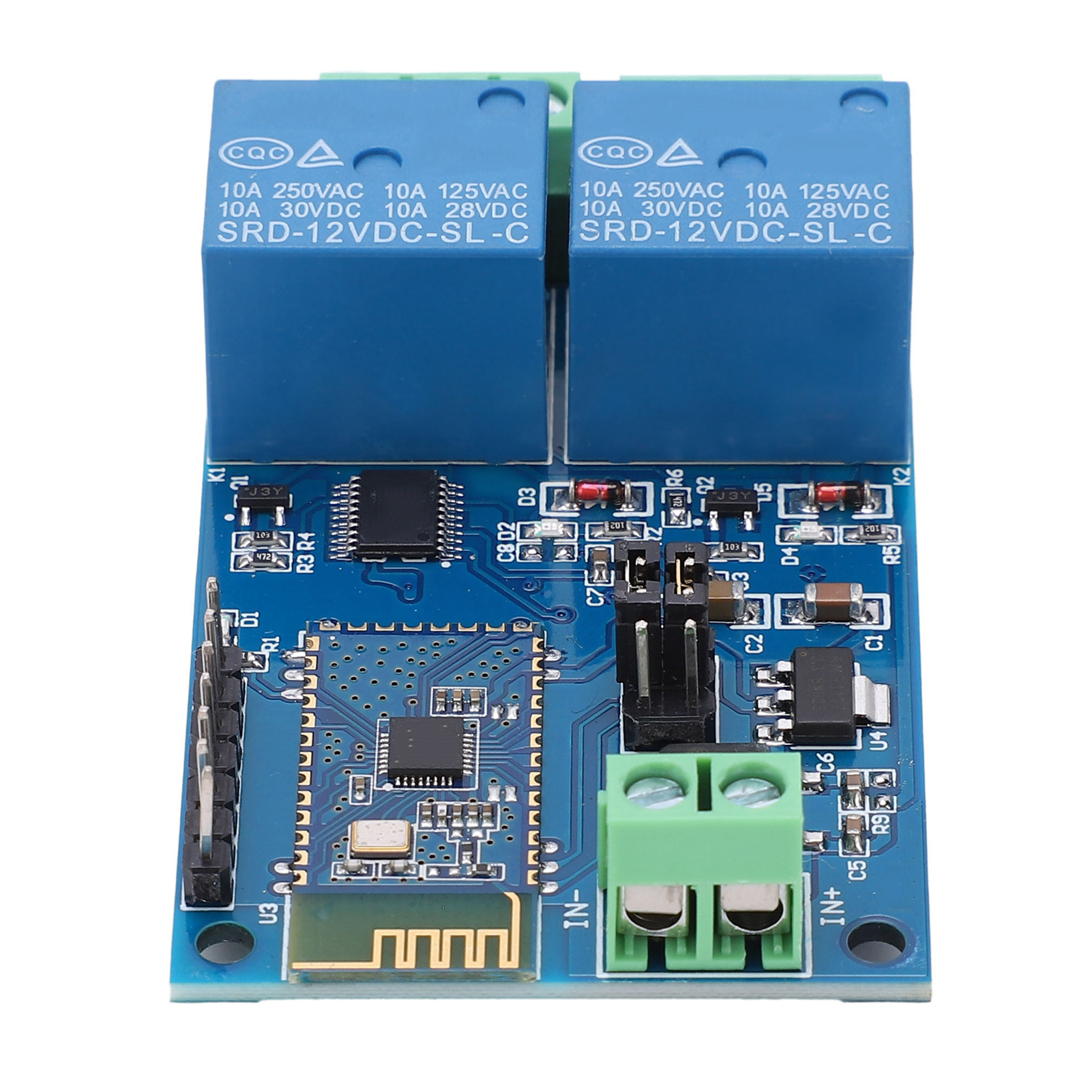 Zweikanaliges 12v Dc Bluetooth-relaismodul Für Android-mobilanwendungen, Fernsteuerung Für Smart-home-anwendungen (iot).