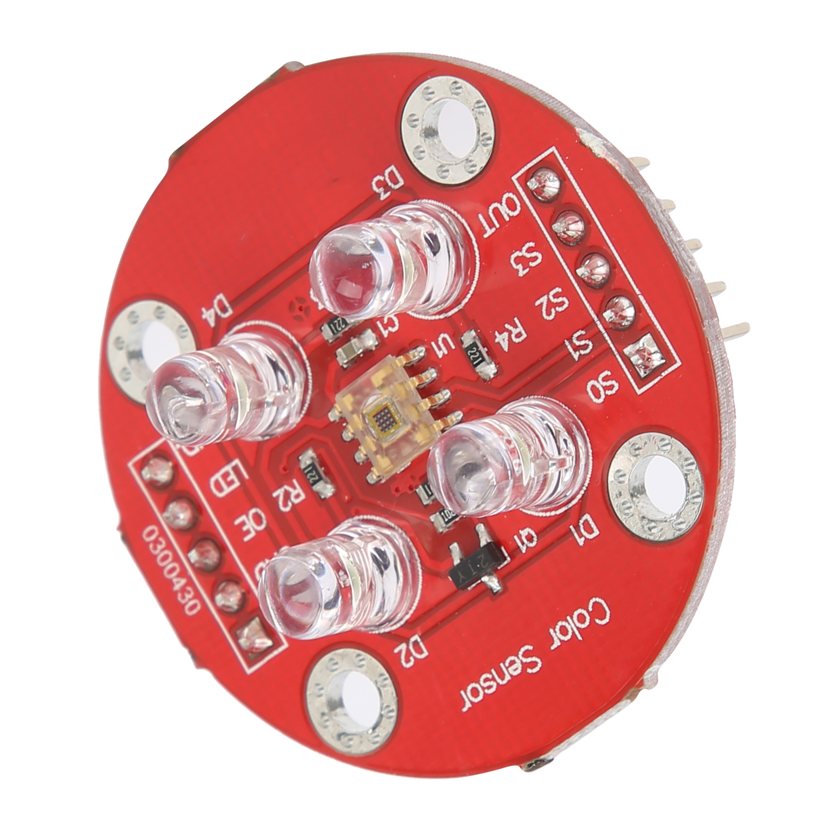 Diy-farberkennungsmodul, Tcs3200d/tcs230-farberkennungssensorplatine, 3,3–5 V Gleichstromversorgung