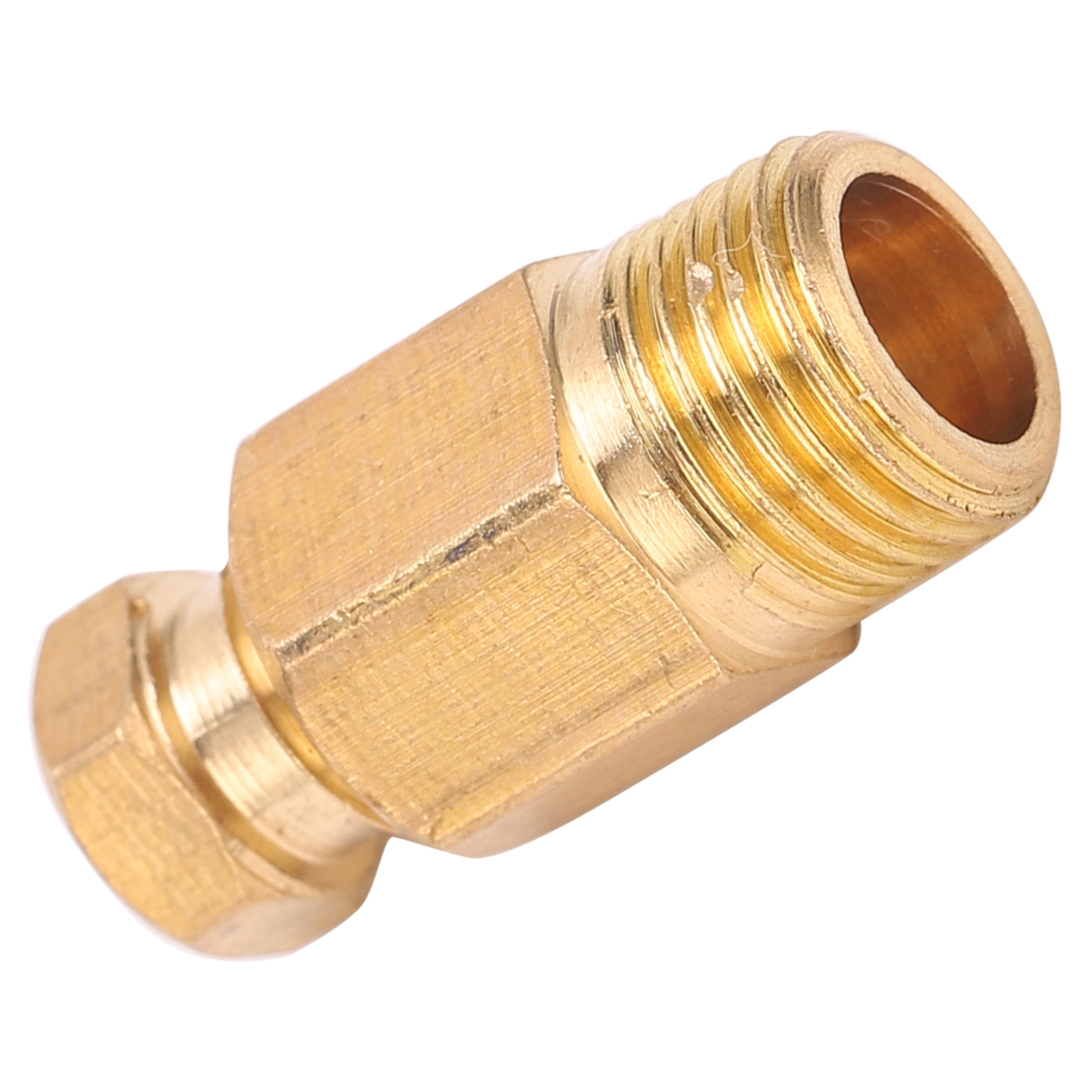 Ölschlauchanschluss Aus Messing, Gerader Adapter Für Nylon-, Kupfer- Oder Aluminiumrohre Pd418