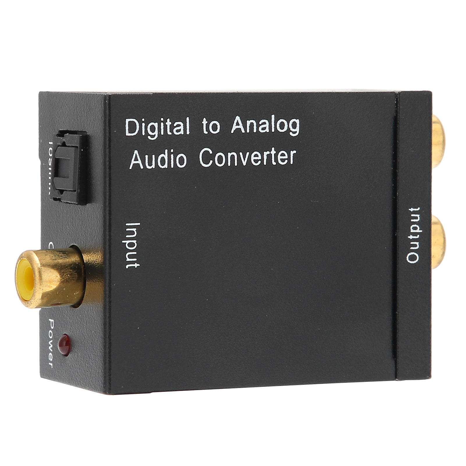 Optischer Koaxial-digital-audio-konverter Zu Analog R/l, Eu-signaladapter 100–240 V
