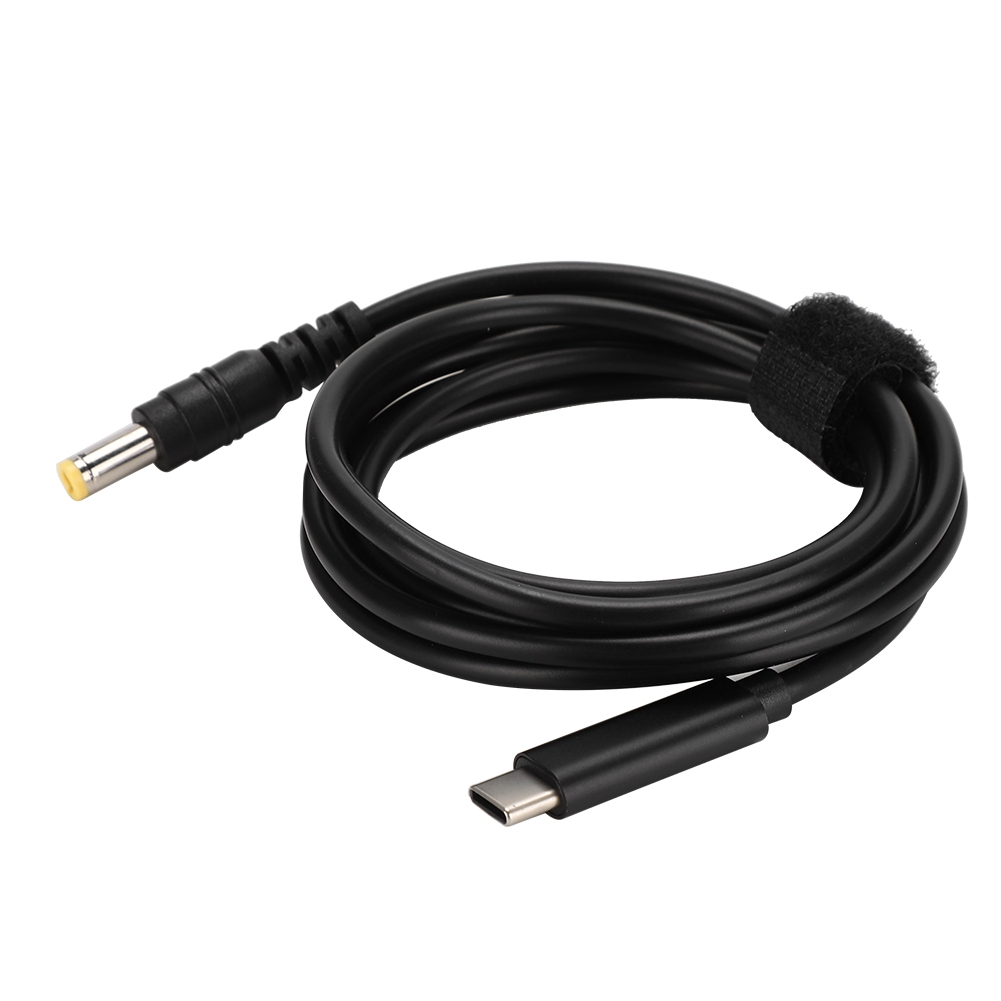 90w 19v/20v Typ Ec Stecker Auf 5,5mm X 2,5mm Gerader Stecker Adapterkabel Mit Pd-chip