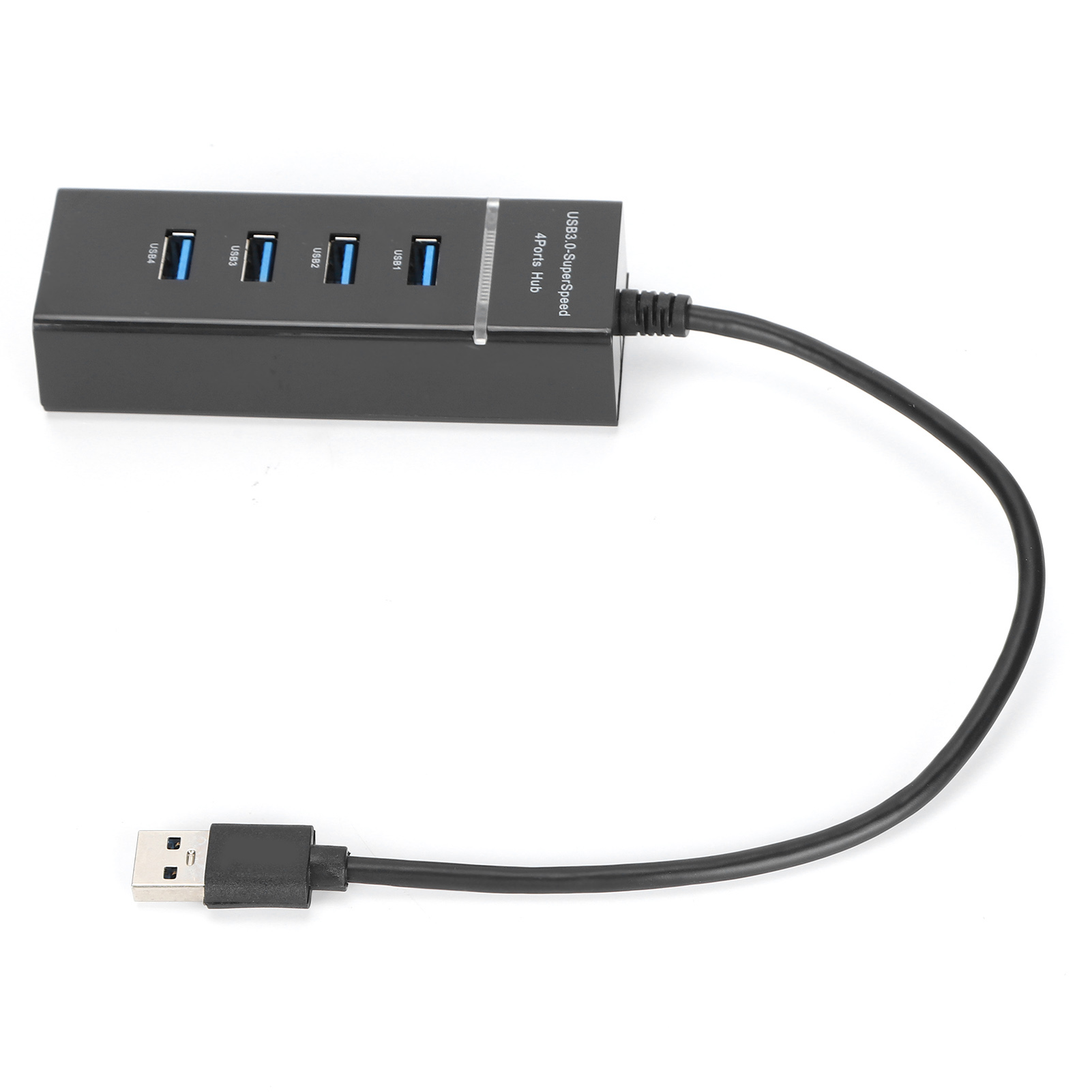 4-port Usb 3.0 Hub, Hohe Geschwindigkeit, Schlank Und Leicht, Mit Hot-swap-funktion, Kompatibel Mit Windows/os X/linux