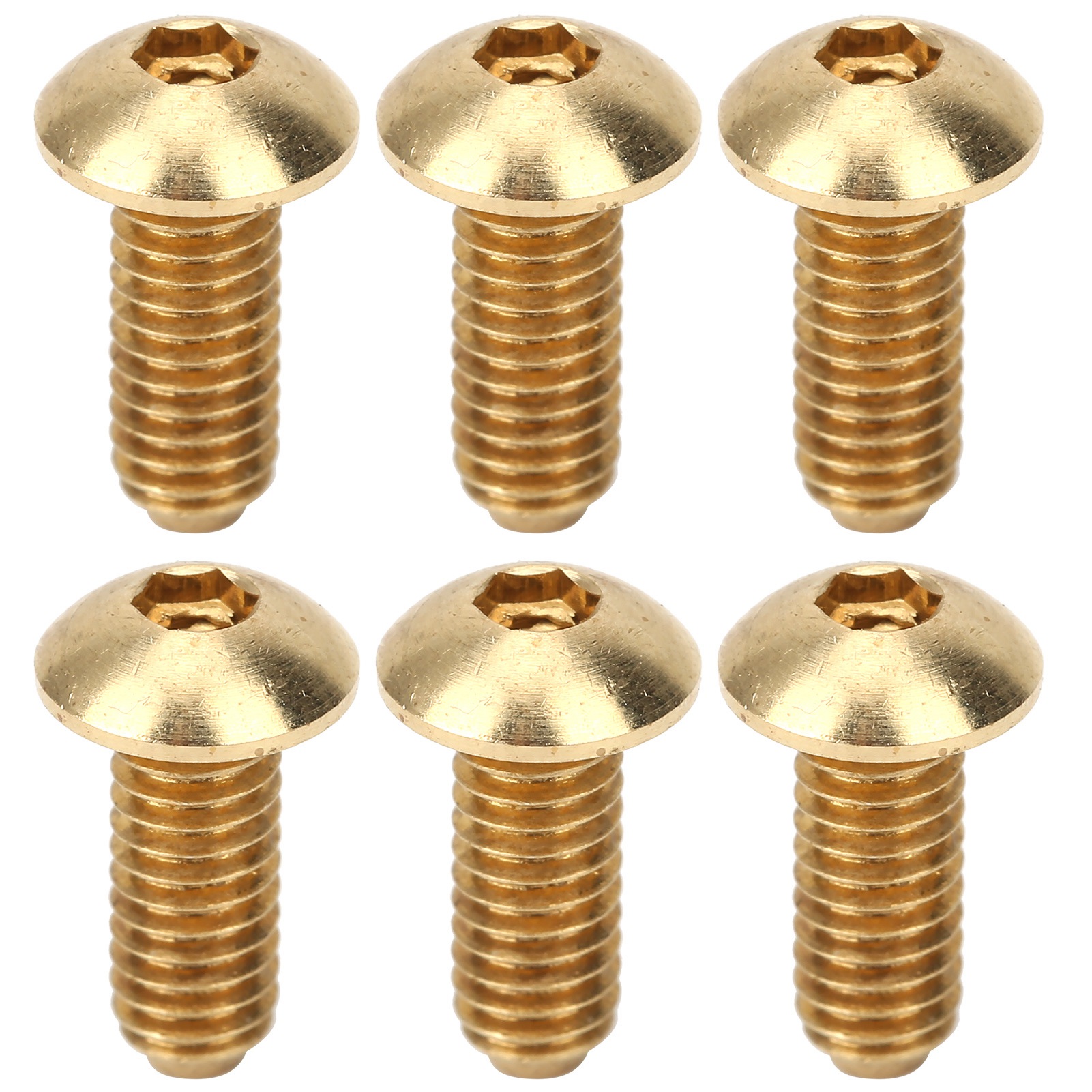 50 Sechskantschrauben Aus Reinem Kupfer Mit Halbrundem Kopf, Hardware-zubehör, M4 X 10 Mm Befestigungselemente