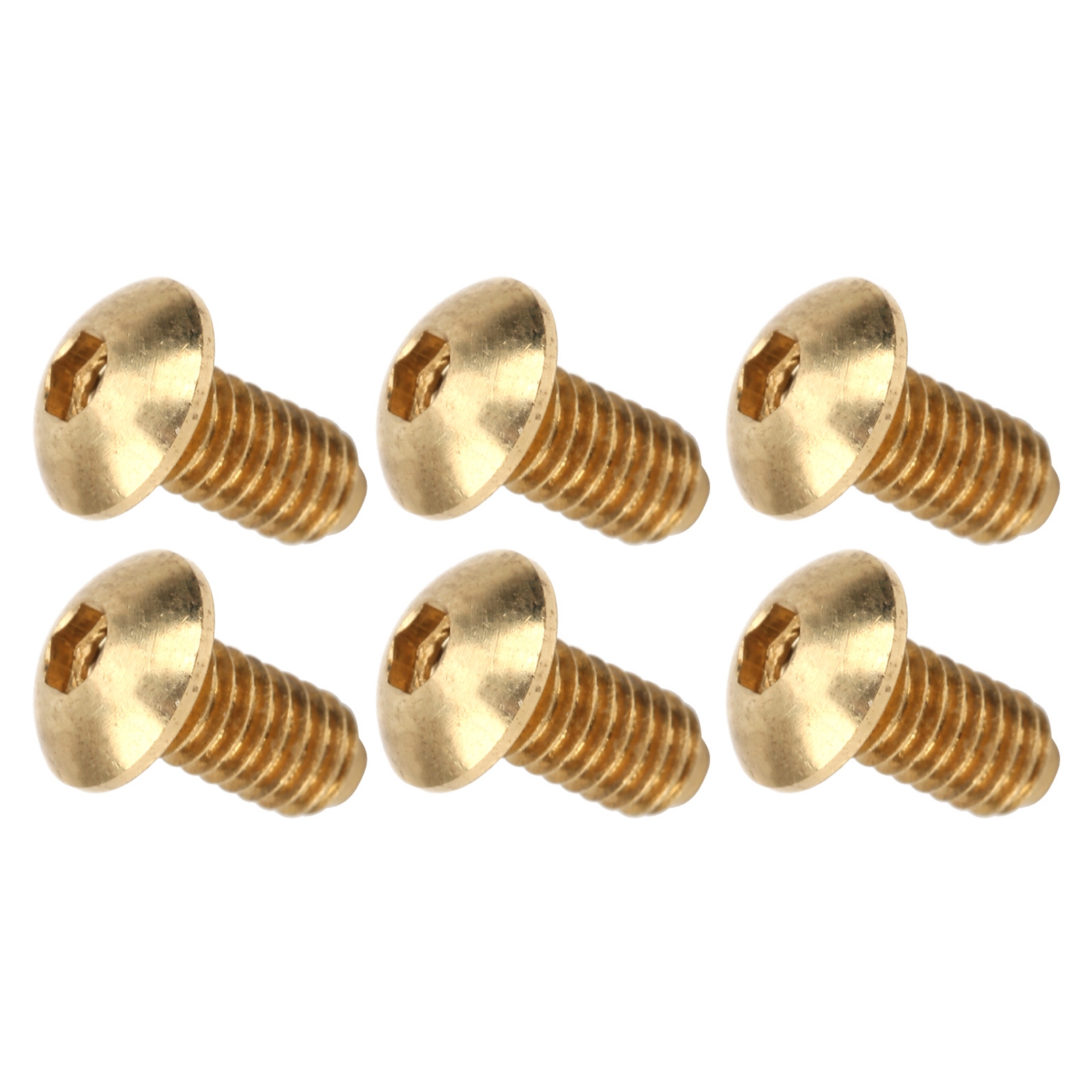 50 Sechskantschrauben Aus Reinem Kupfer Mit Halbrundem Kopf, Hardware-zubehör, M4 X 8 Mm Befestigungselemente