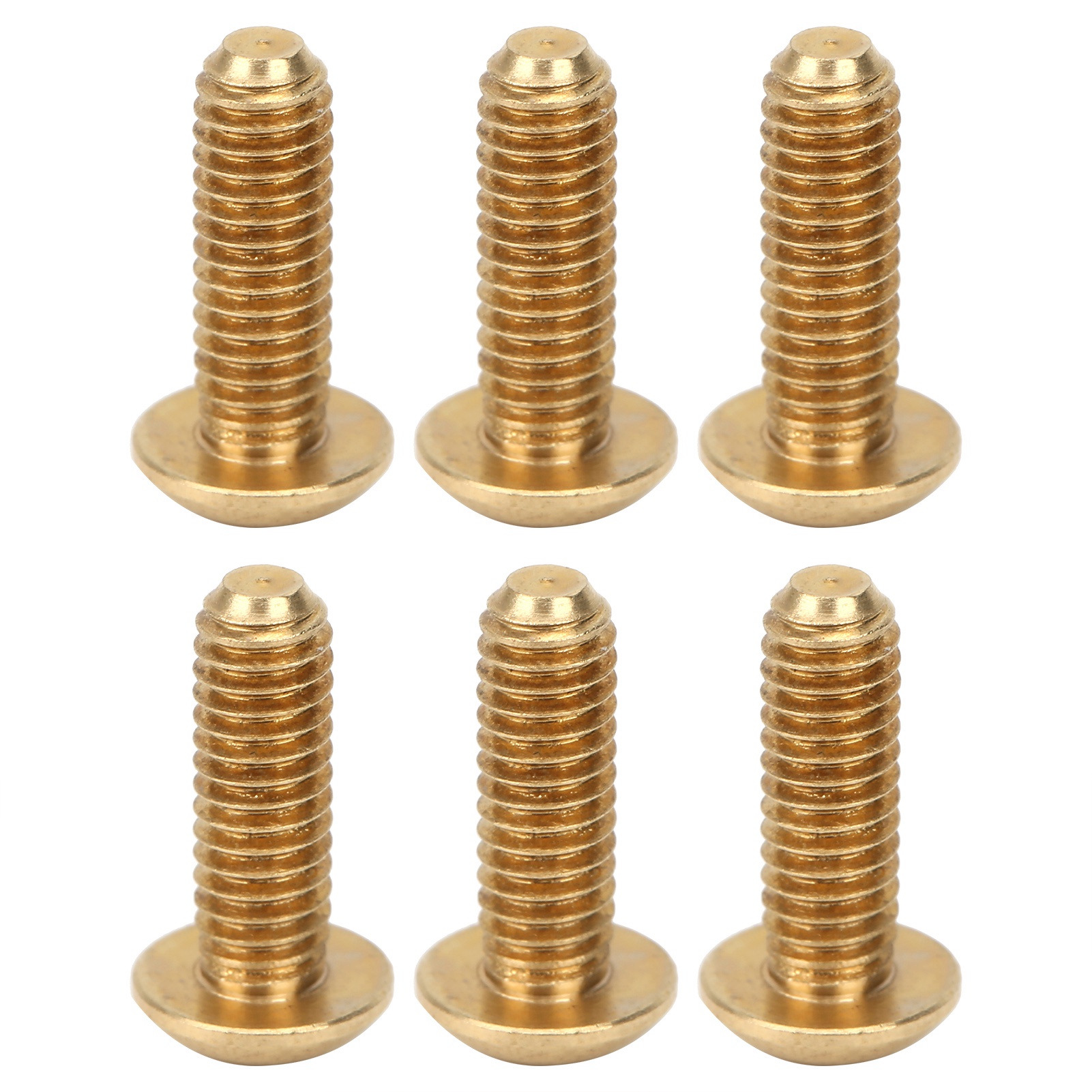 50 Sechskantschrauben Aus Reinem Kupfer Mit Halbrundem Kopf, Hardware-zubehör, Befestigungselemente M4 X 12 Mm