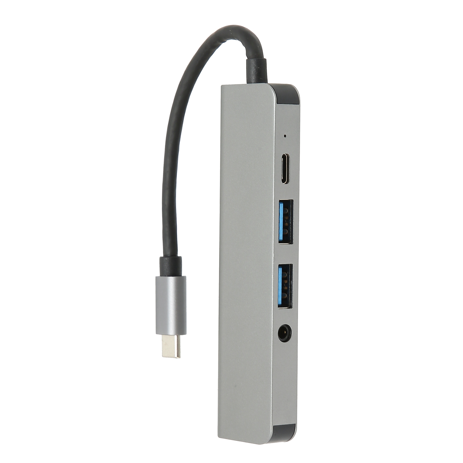 5-in-1 Usb-c-hub: 5 Gbit/s Übertragungsgeschwindigkeit, Usb-c-zu-pd-audioanschluss, Anschlusserweiterung Für Maus Und Tastatur.