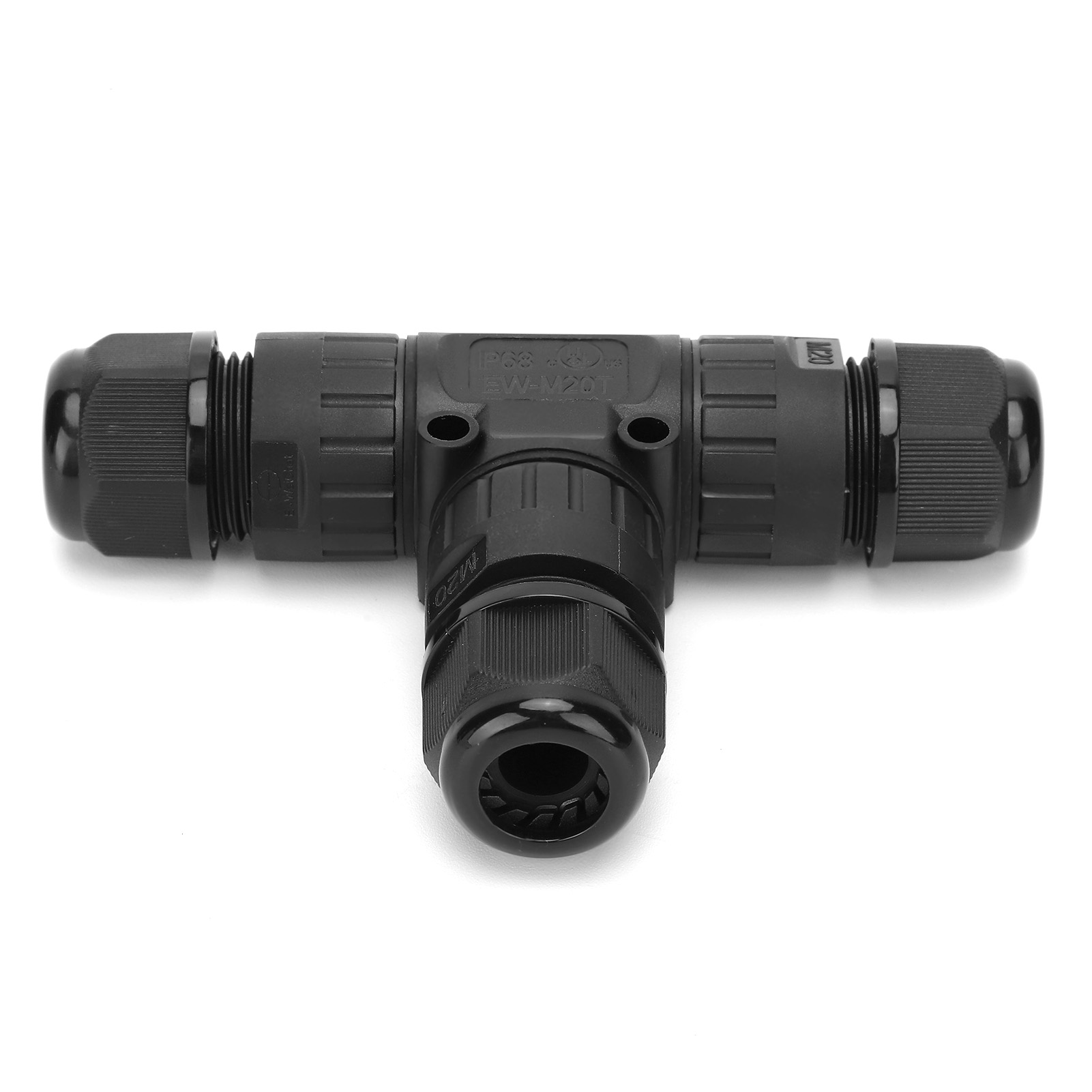 Wasserdichter Stecker Für Elektronische Außenkabel, 3-polig, Ip68, M20t-3p, 9–12 Mm
