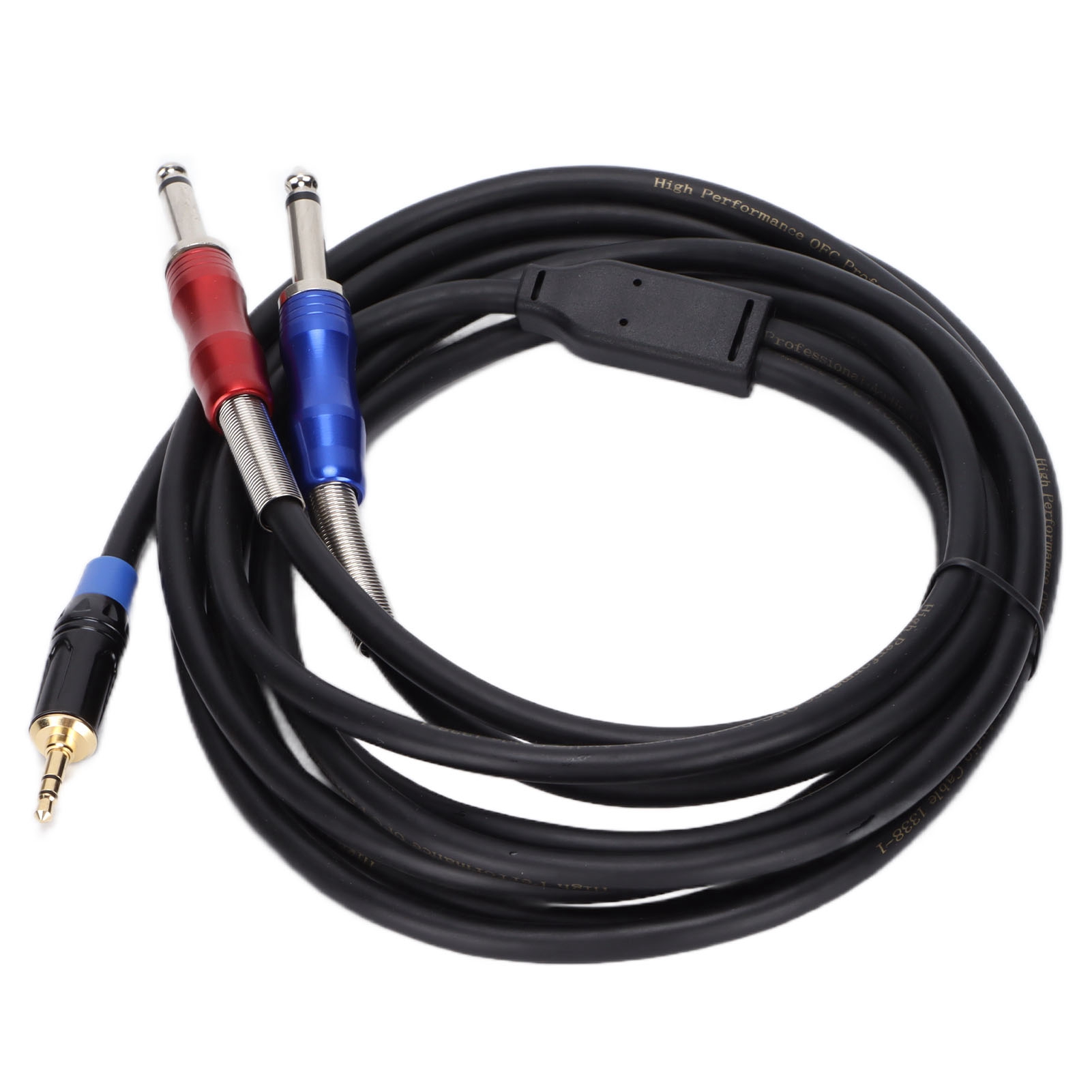 Tc195buls01 3,5-mm-auf-dual-6,35-mm-mono-audio-adapterkabel Für Audiogeräte, 3 M