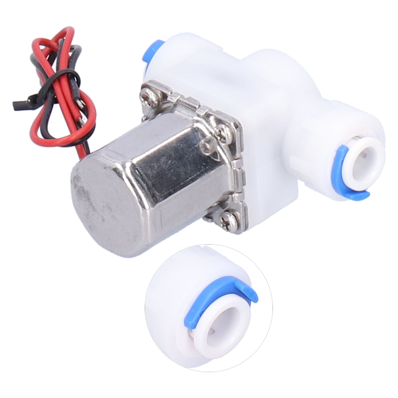 1/4"-magnetventil Für Trinkwasser, Schnellanschluss, Bistabil, Impulsbetrieb, Für Hydraulikgeräte, 4,5 V Dc